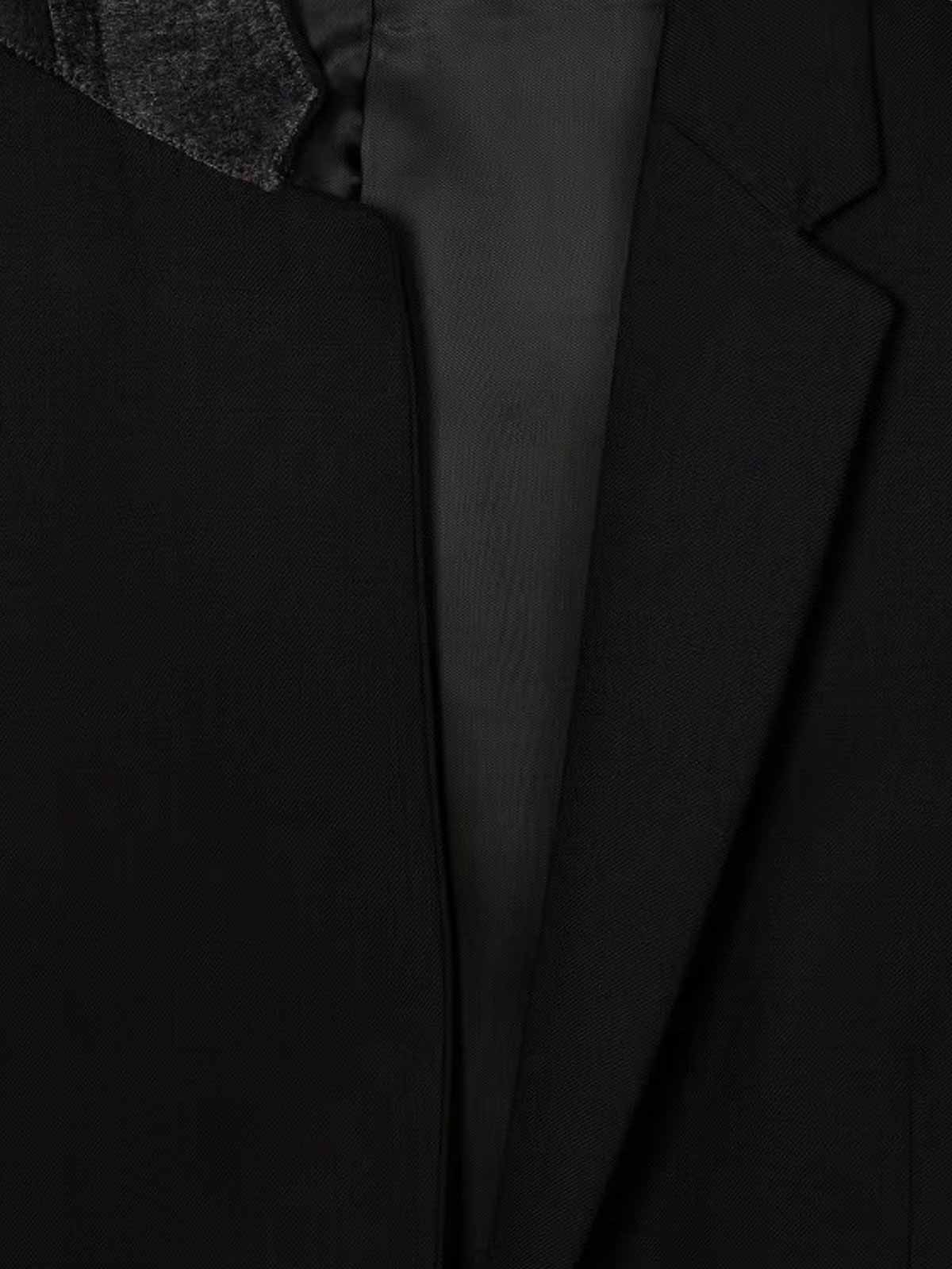 Paul Smith Blazer Black Antipower Wool To A Button In Black
