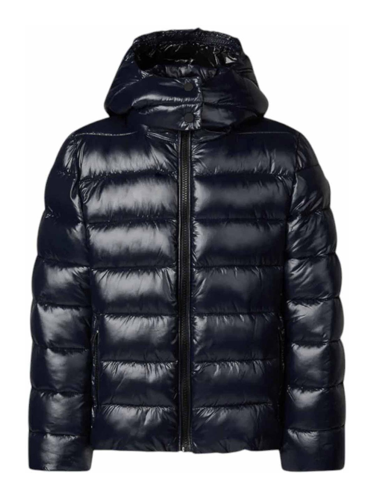 Save The Duck Animal Free Jumper Black Girl With Hood In Blue