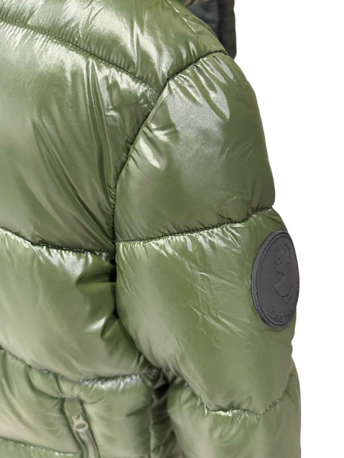 Save The Duck Echo Long Duvet With Hood In Gray