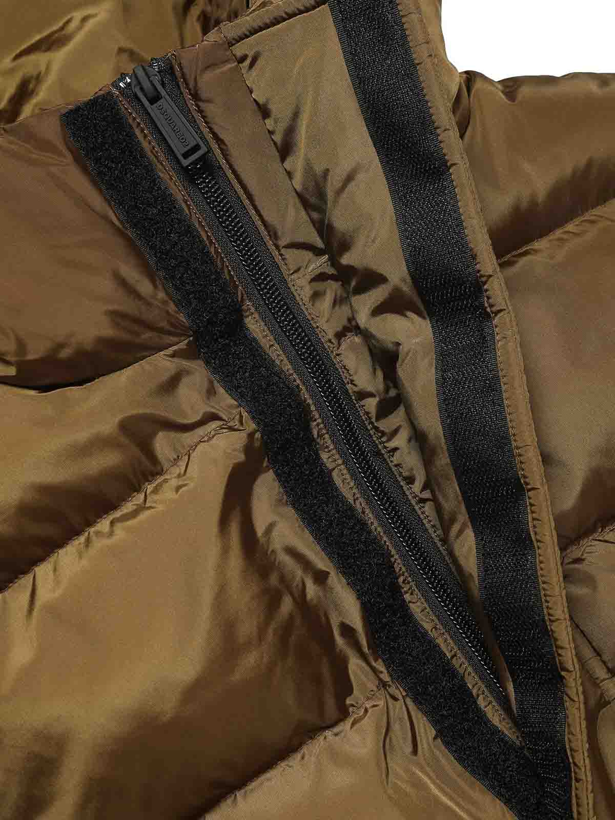 Dsquared2 Gile Quilted In Green