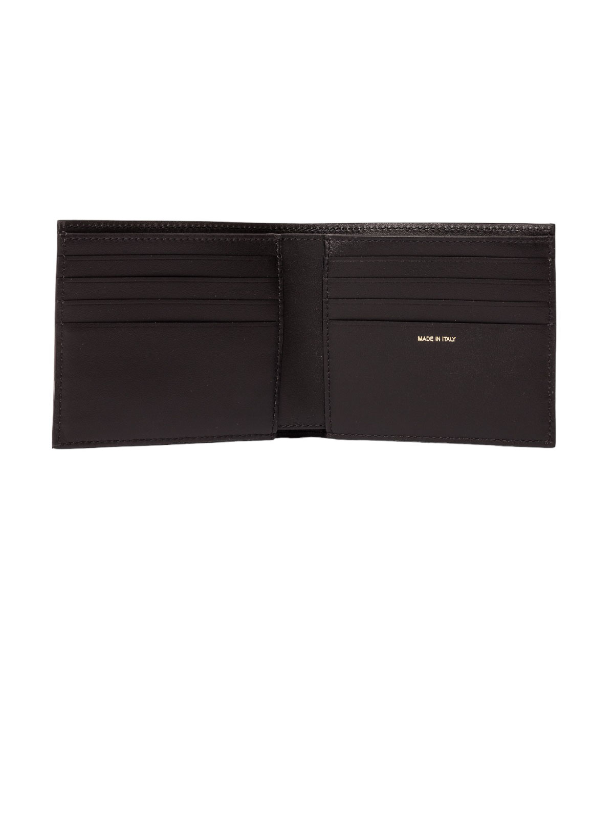 Paul Smith Black Leather Signature Stripe Block Billfold Wallet In Black
