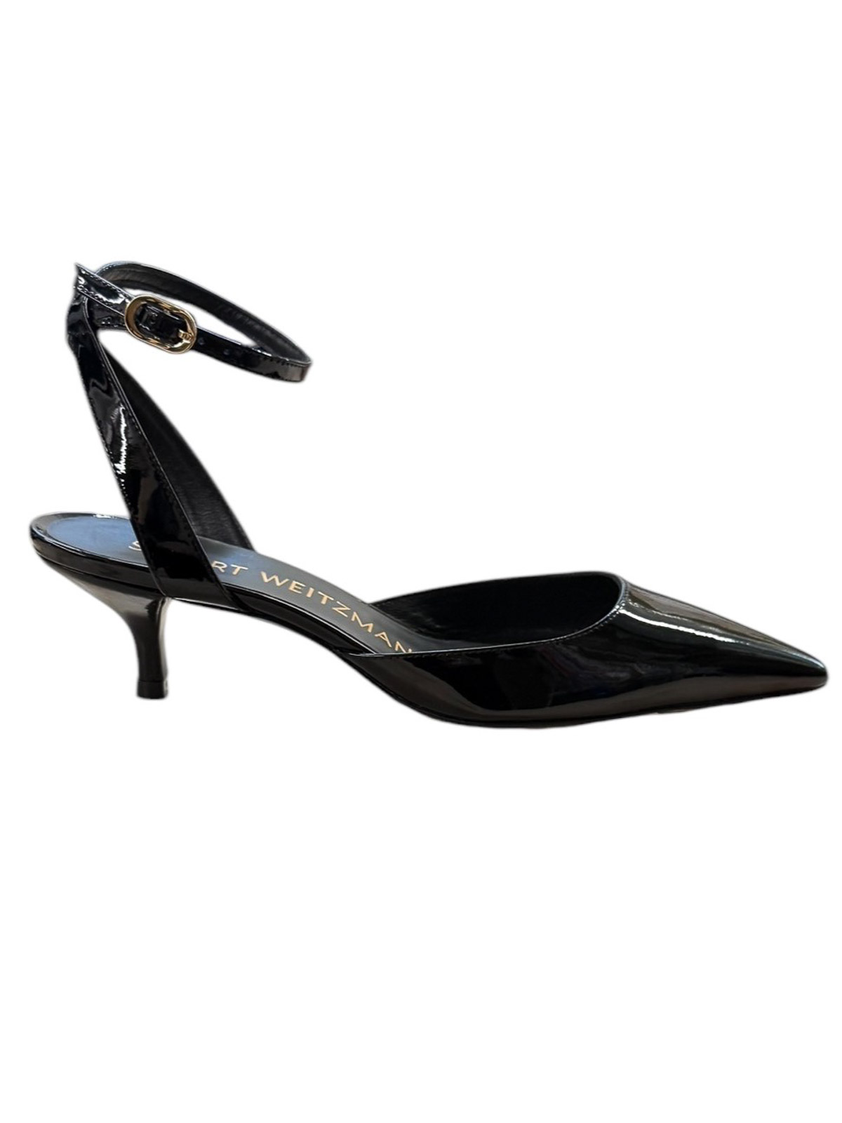 Stuart Weitzman Pointed Shoes With Exposed Heels In Black