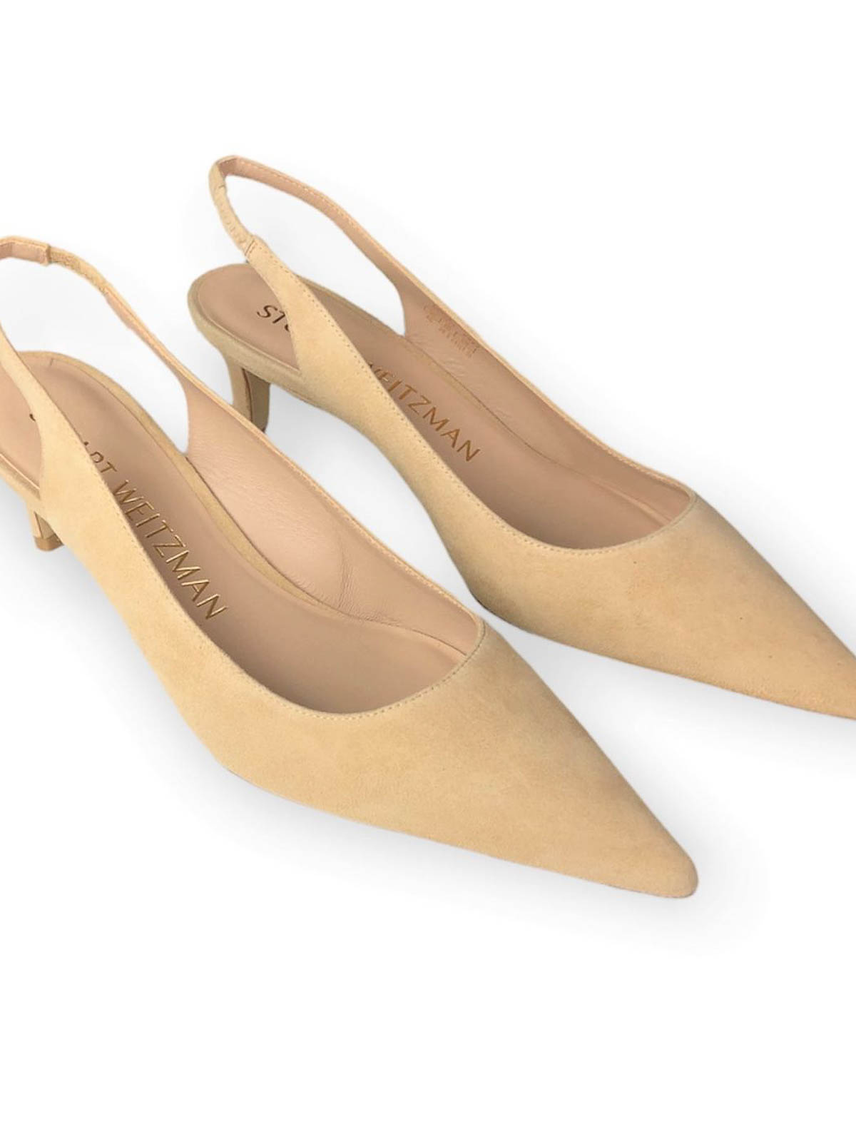 Stuart Weitzman Stuart 50 Slingback Pump Beige In Neutral