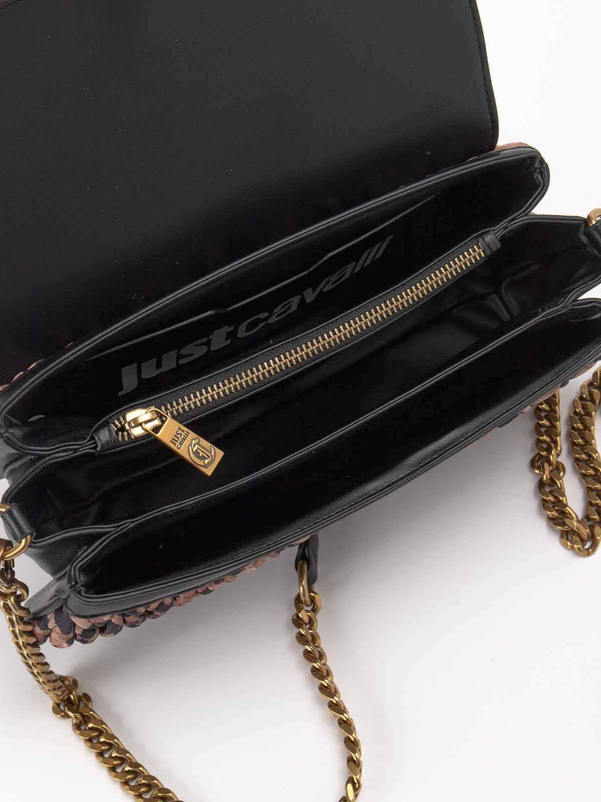 Just Cavalli Shoulder Bag In Multi