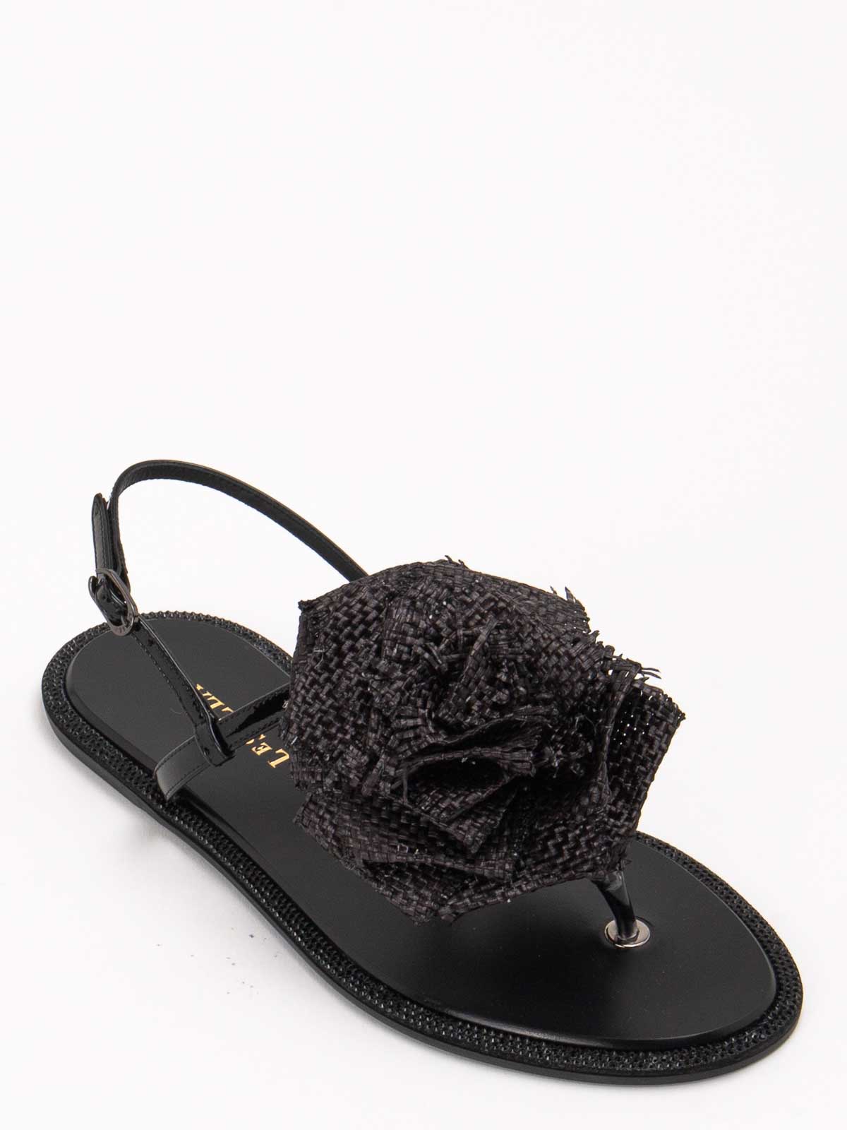 Le Silla Sandals In Black