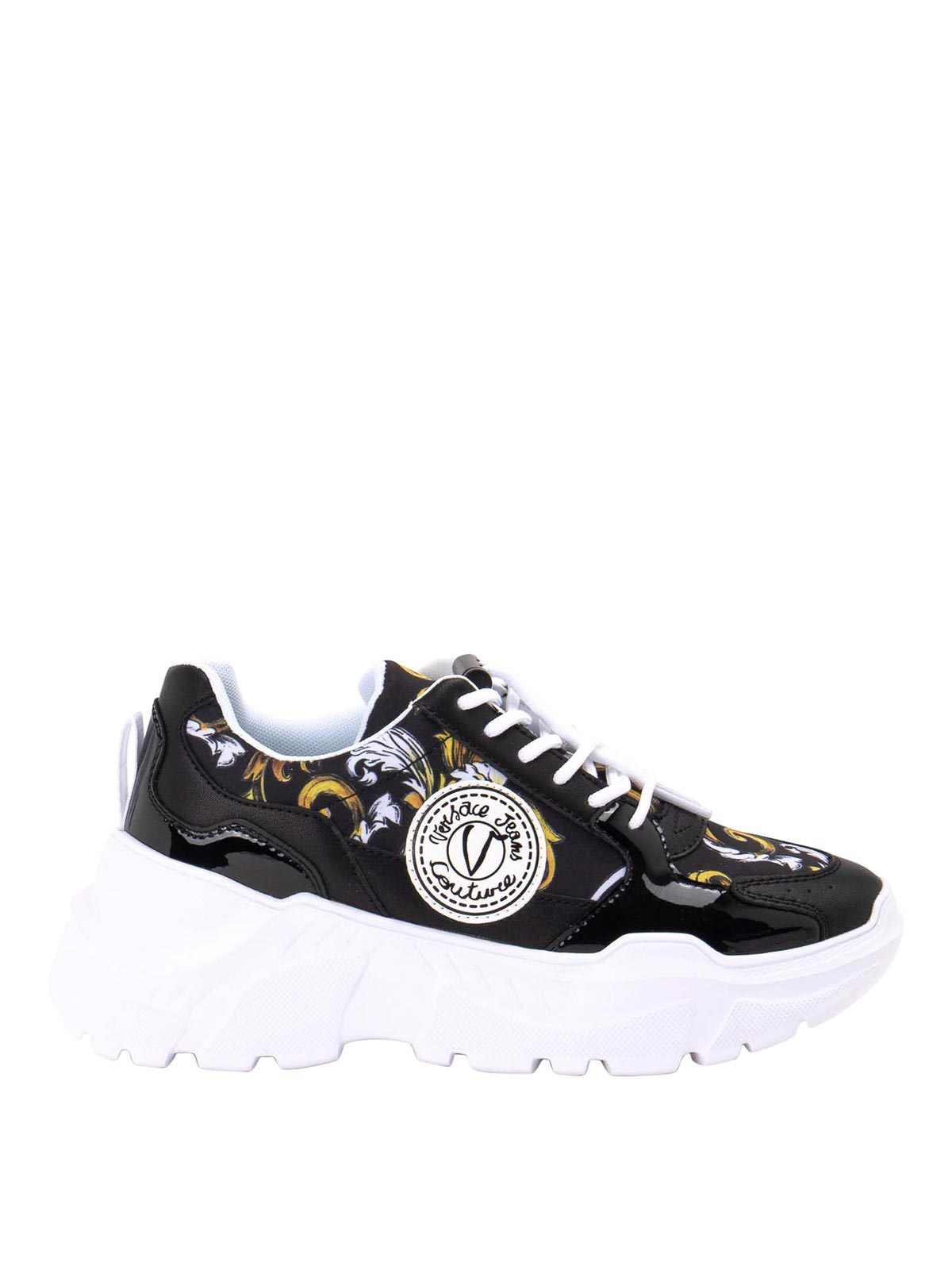 Versace Jeans Couture Sneakers In Black