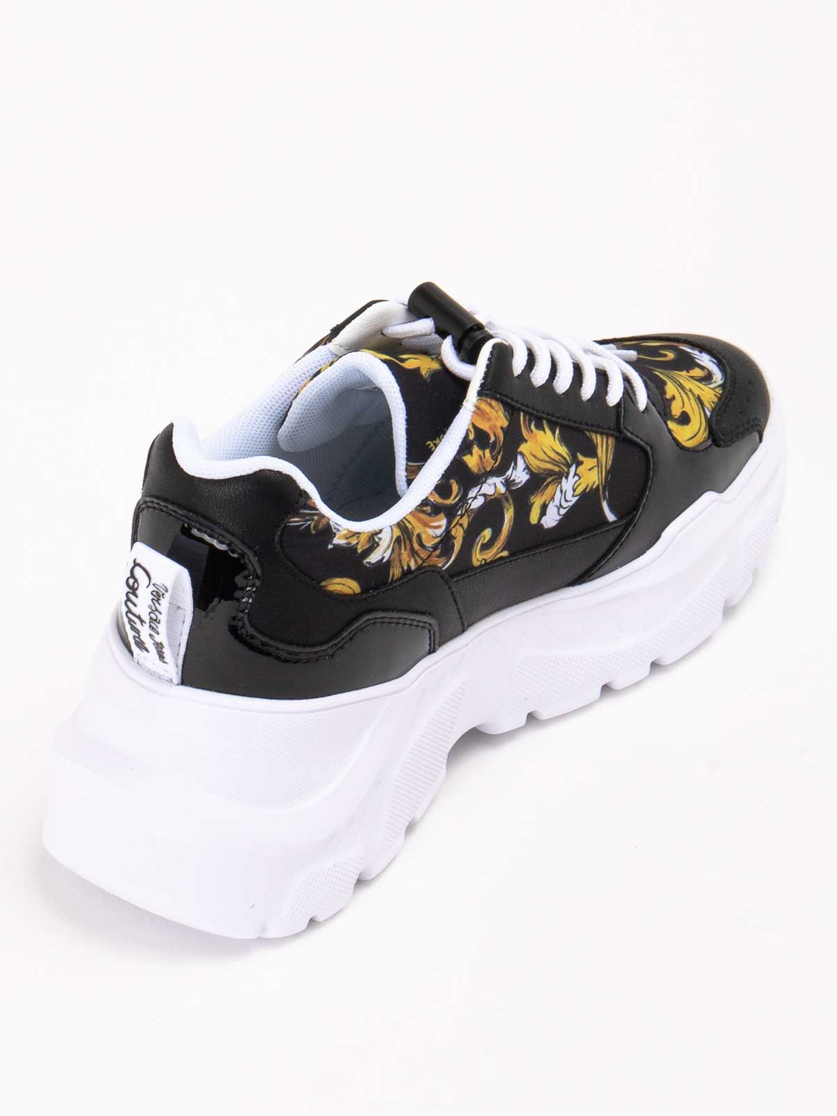 Versace Jeans Couture Sneakers In Black