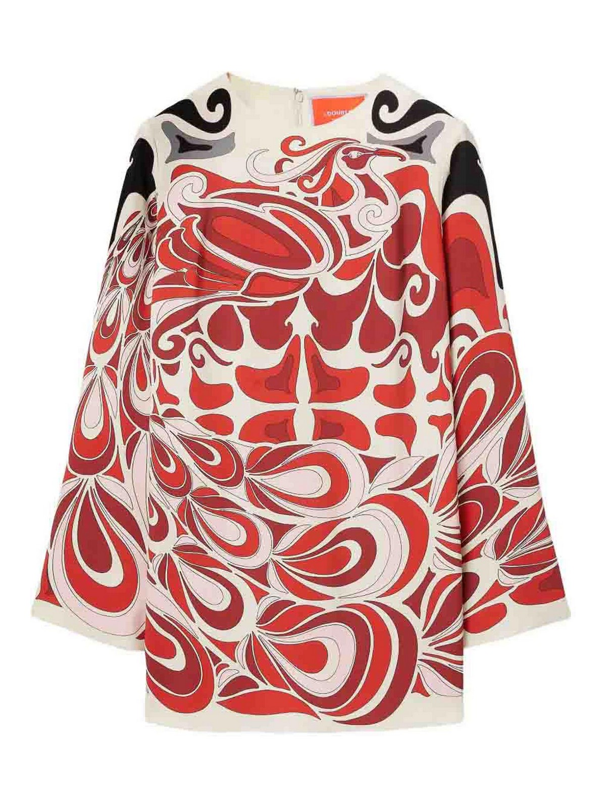 La Doublej Mini Supremes Swing Dress In Red