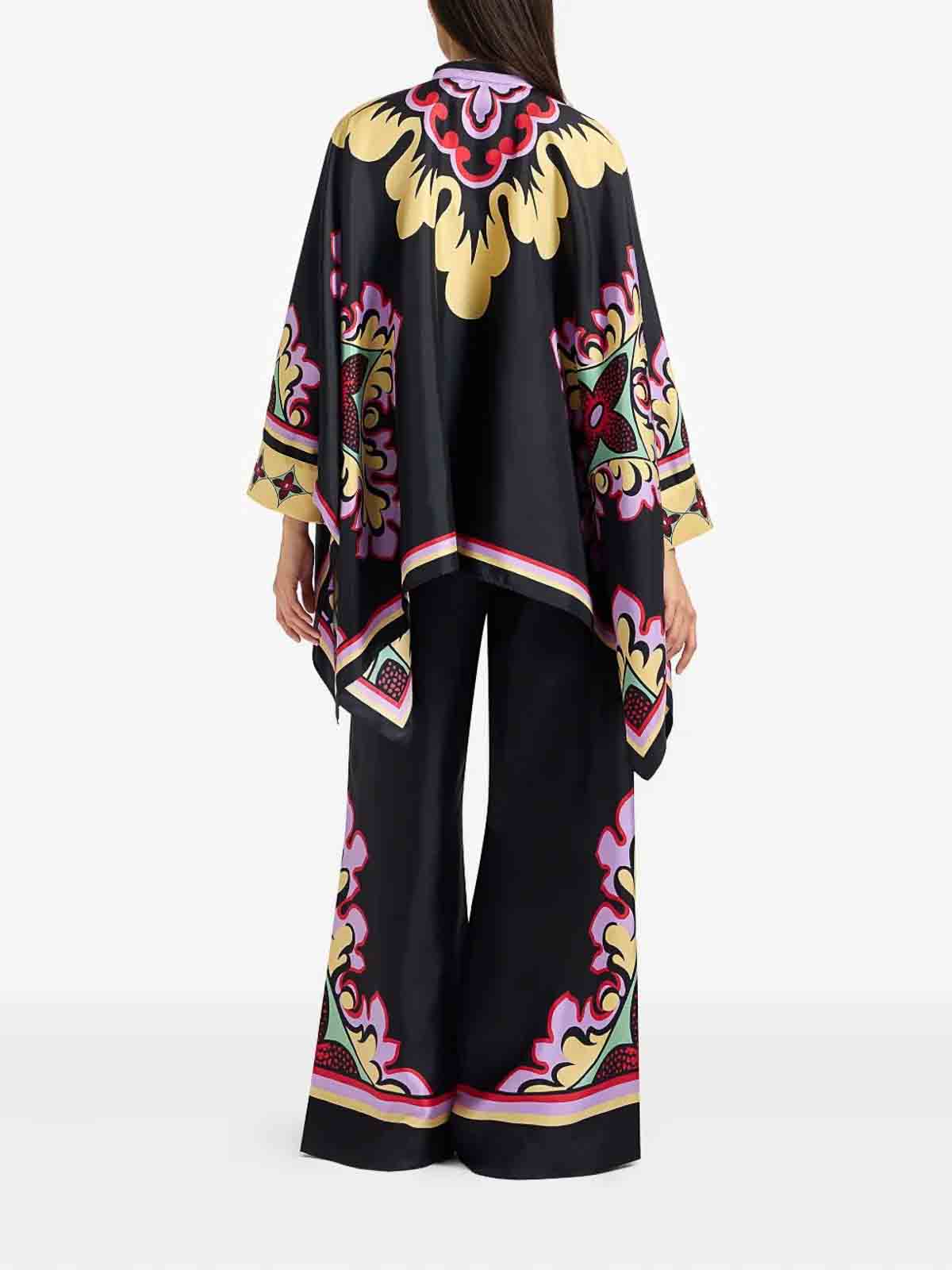 La Doublej Palazzo Pant In Black