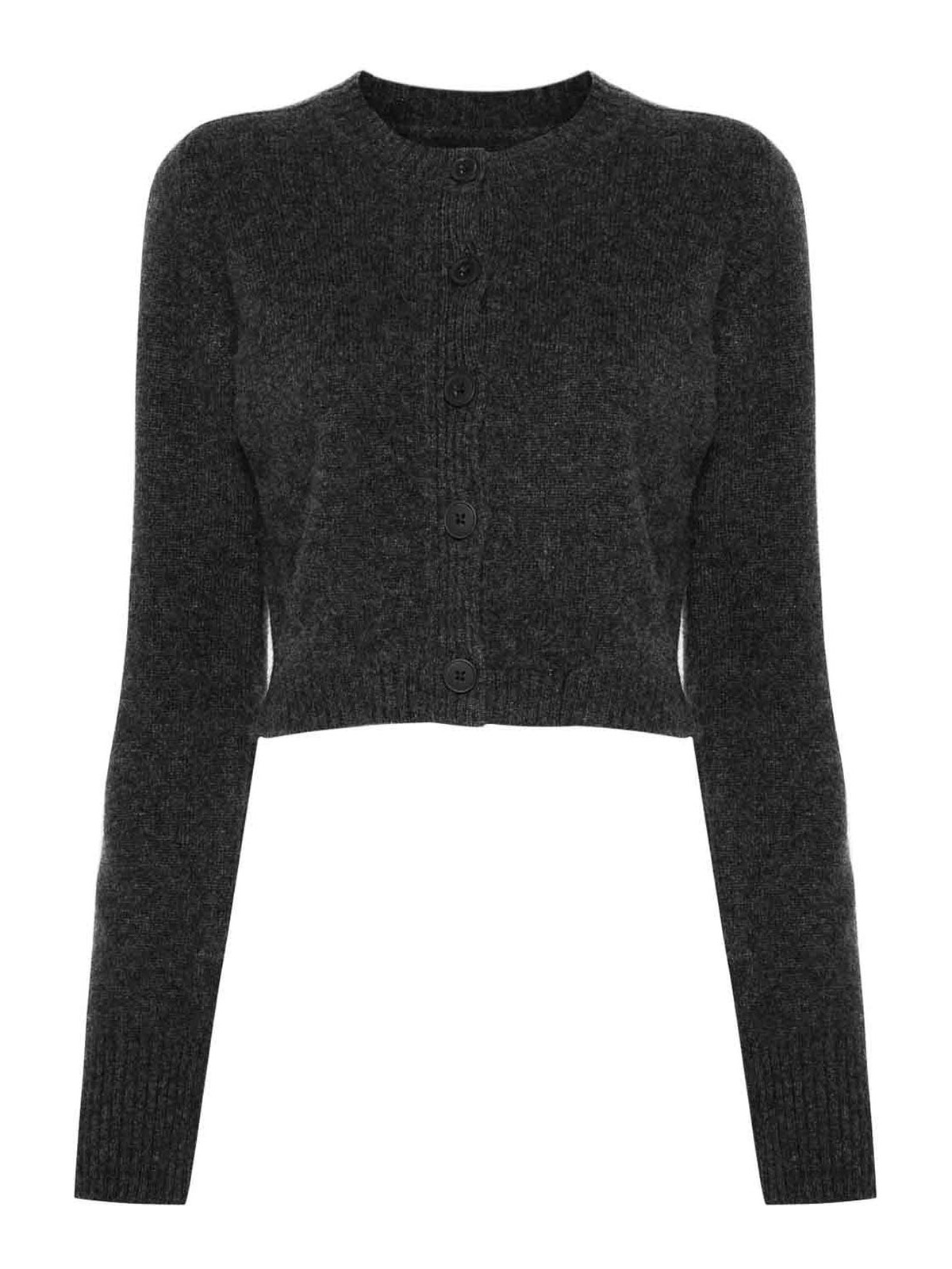 Loulou Studio Zephir Cardigan In Gray