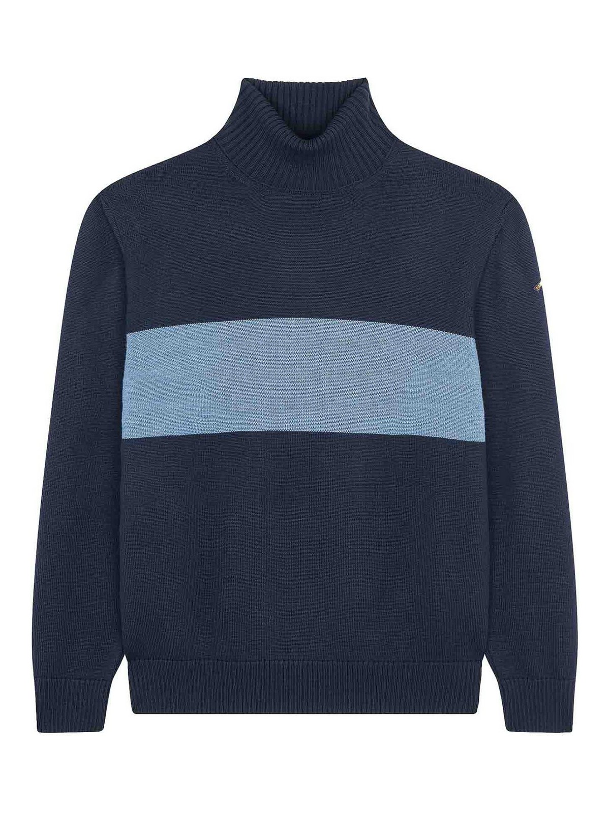 Paul & Shark Virgin Wool Sweater In Blue