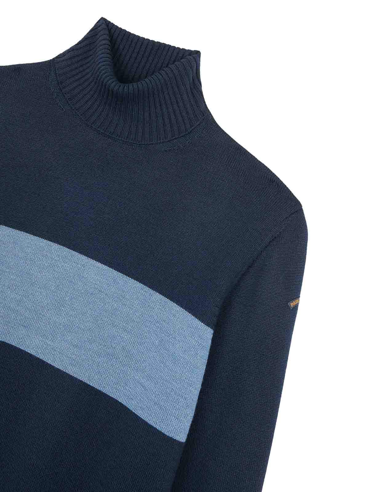 Paul & Shark Virgin Wool Sweater In Blue