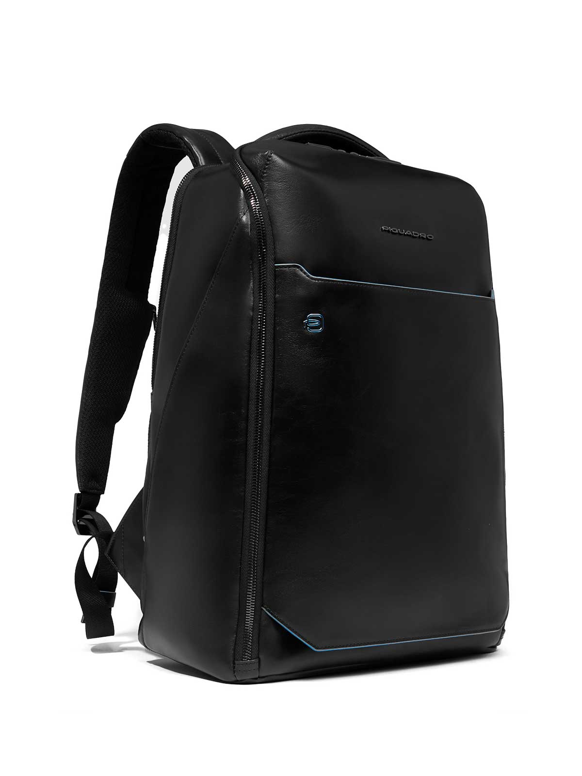 Piquadro Pc Backpack 14 To 2 Compartments In Black