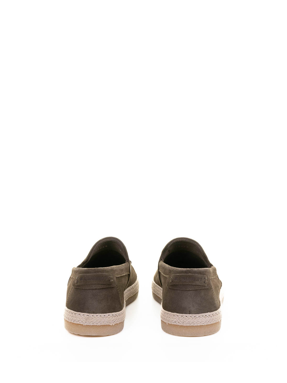 Barrett Olive Moccasin Man In Suede In Green