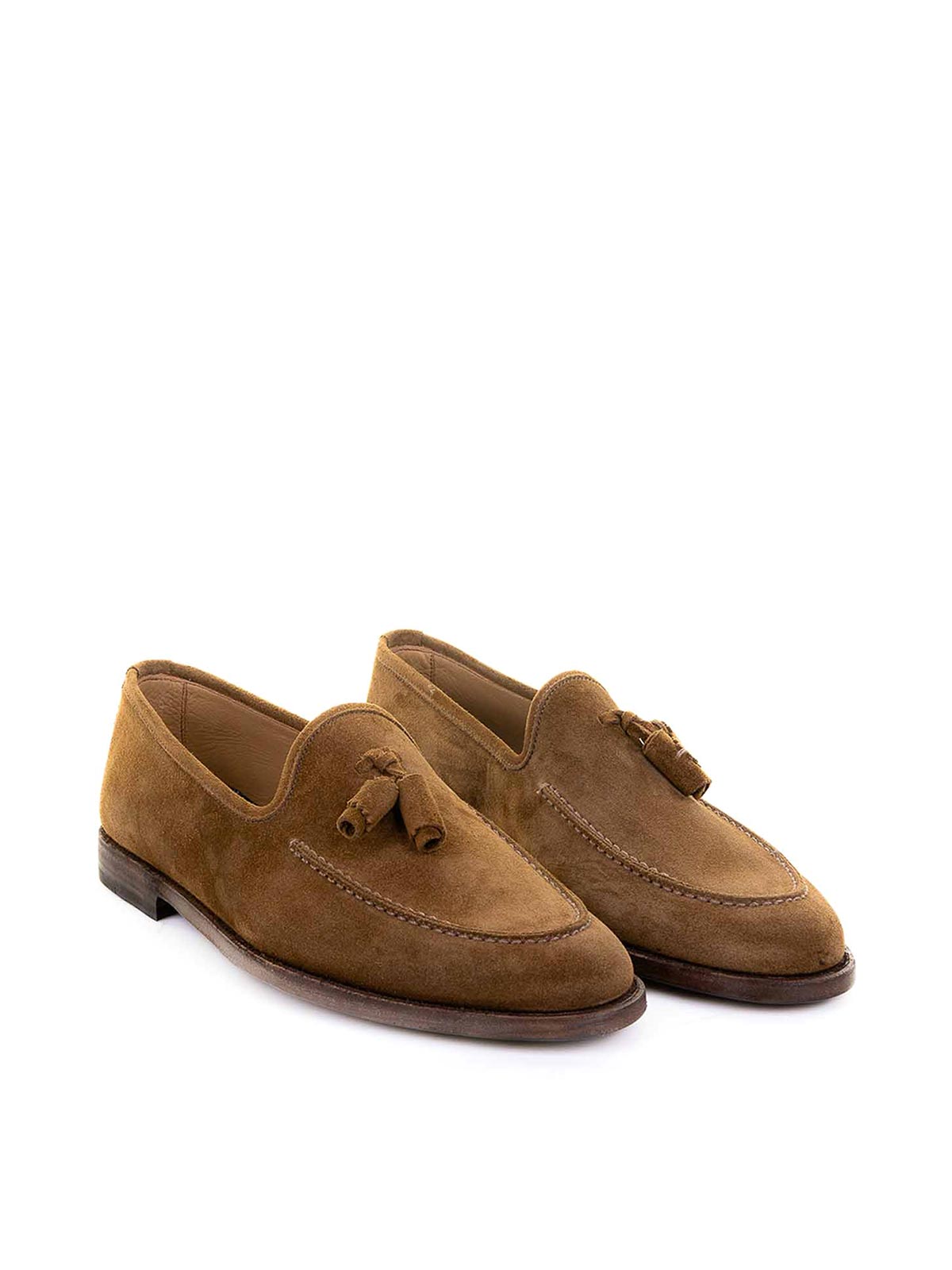 Barrett Suede Moccasin With Nappine In Brown