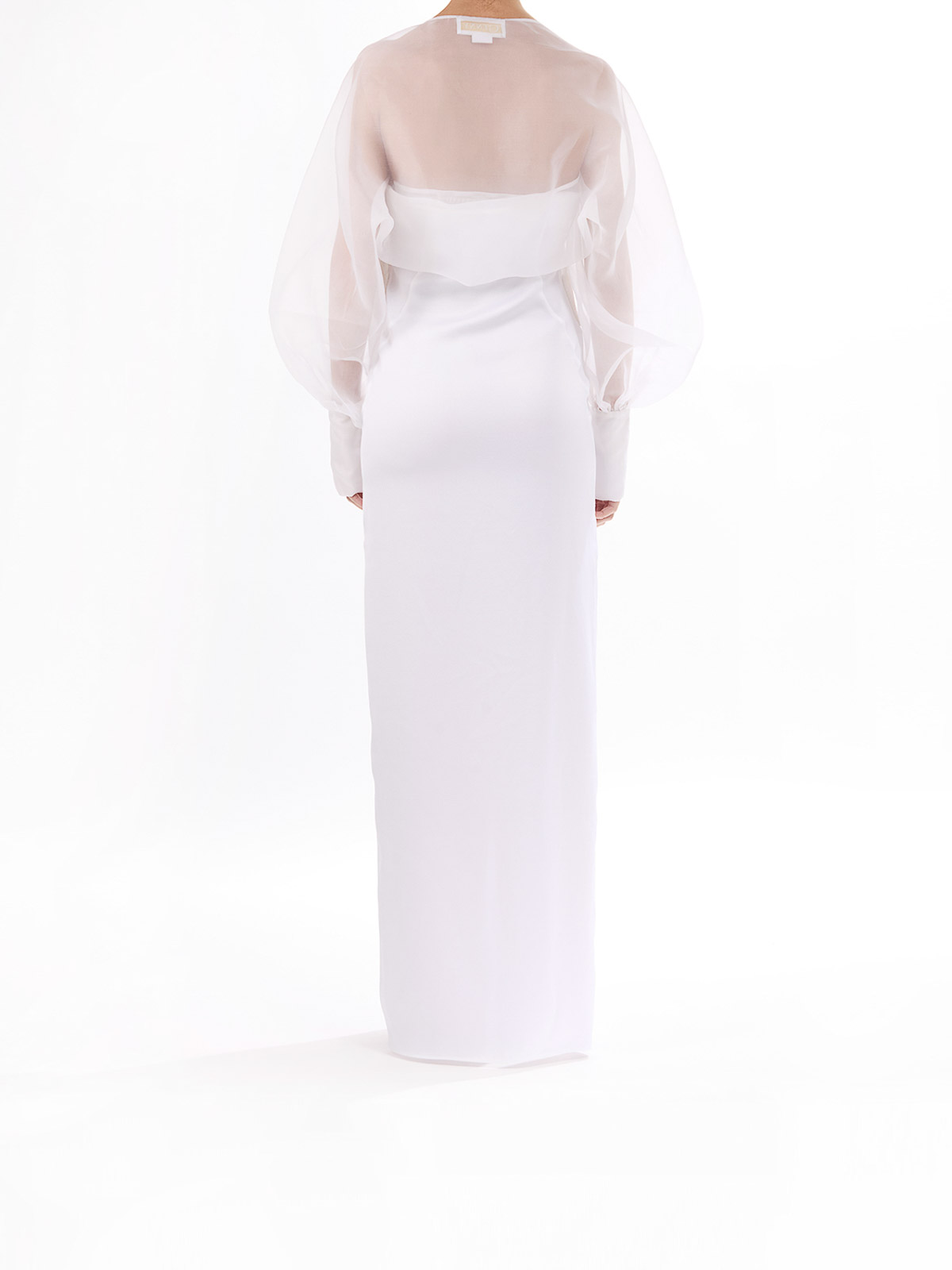 Genny Organza Booths In White