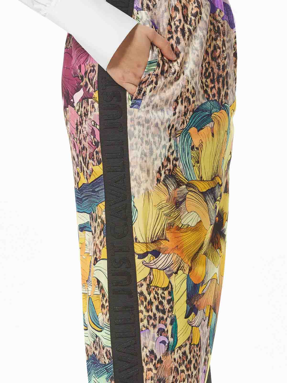 スカート JUST CAVALLI Woman Skirt Multicolor 78PAEE06CF120 MS3 Just Cavalli Flower print skirt - Multicolour | 78PAEE06CF120MS3