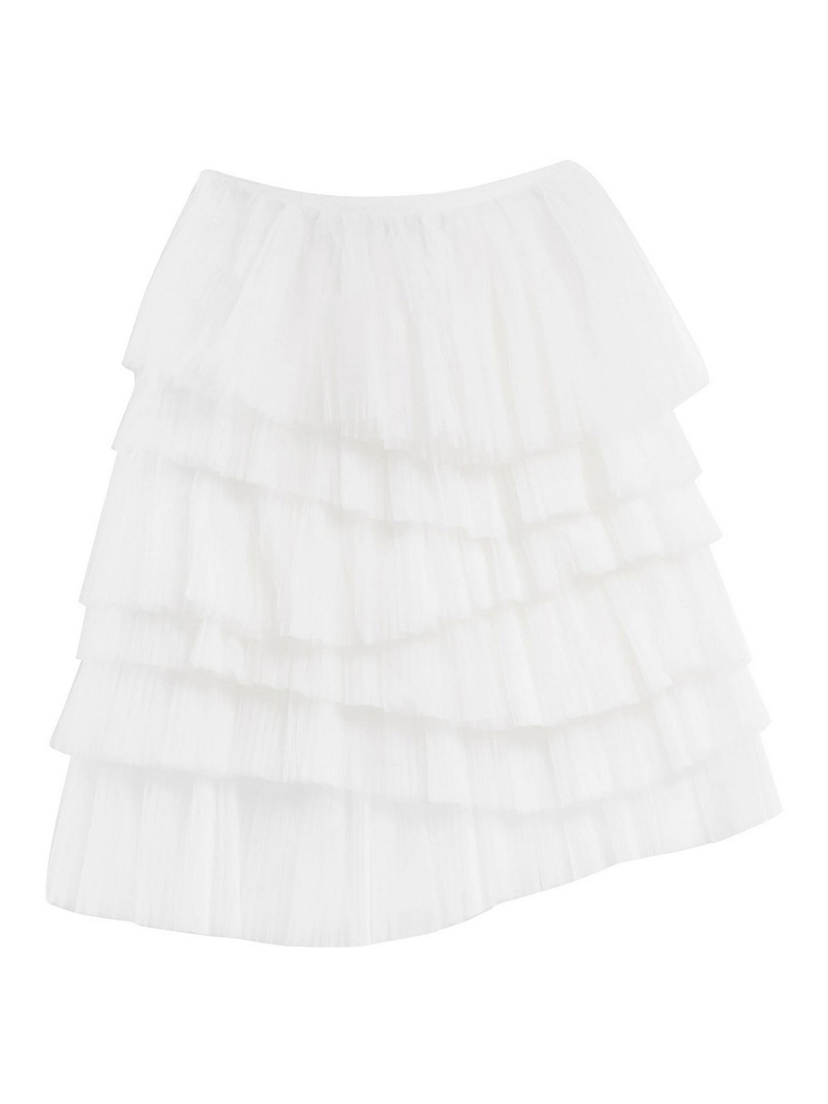 Karl Lagerfeld Karl Studio Tulle Skirt In White