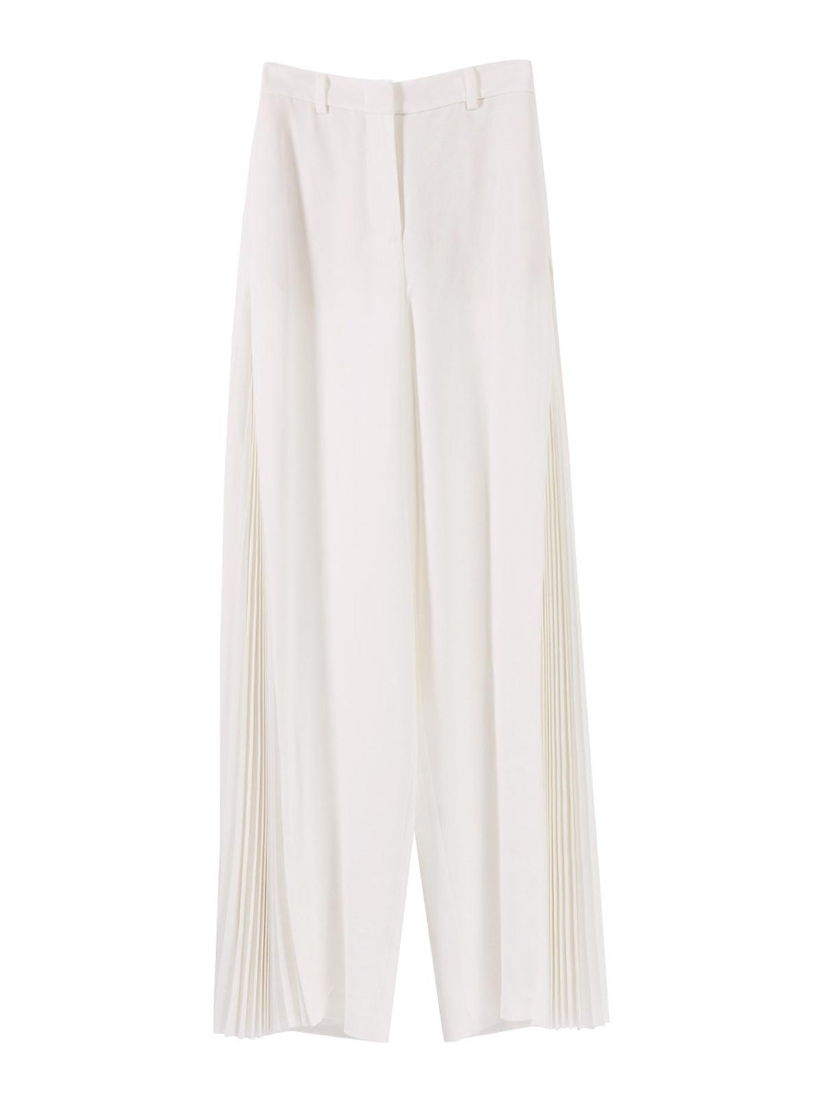 Karl Lagerfeld Karl Studio Pleated Pants In White