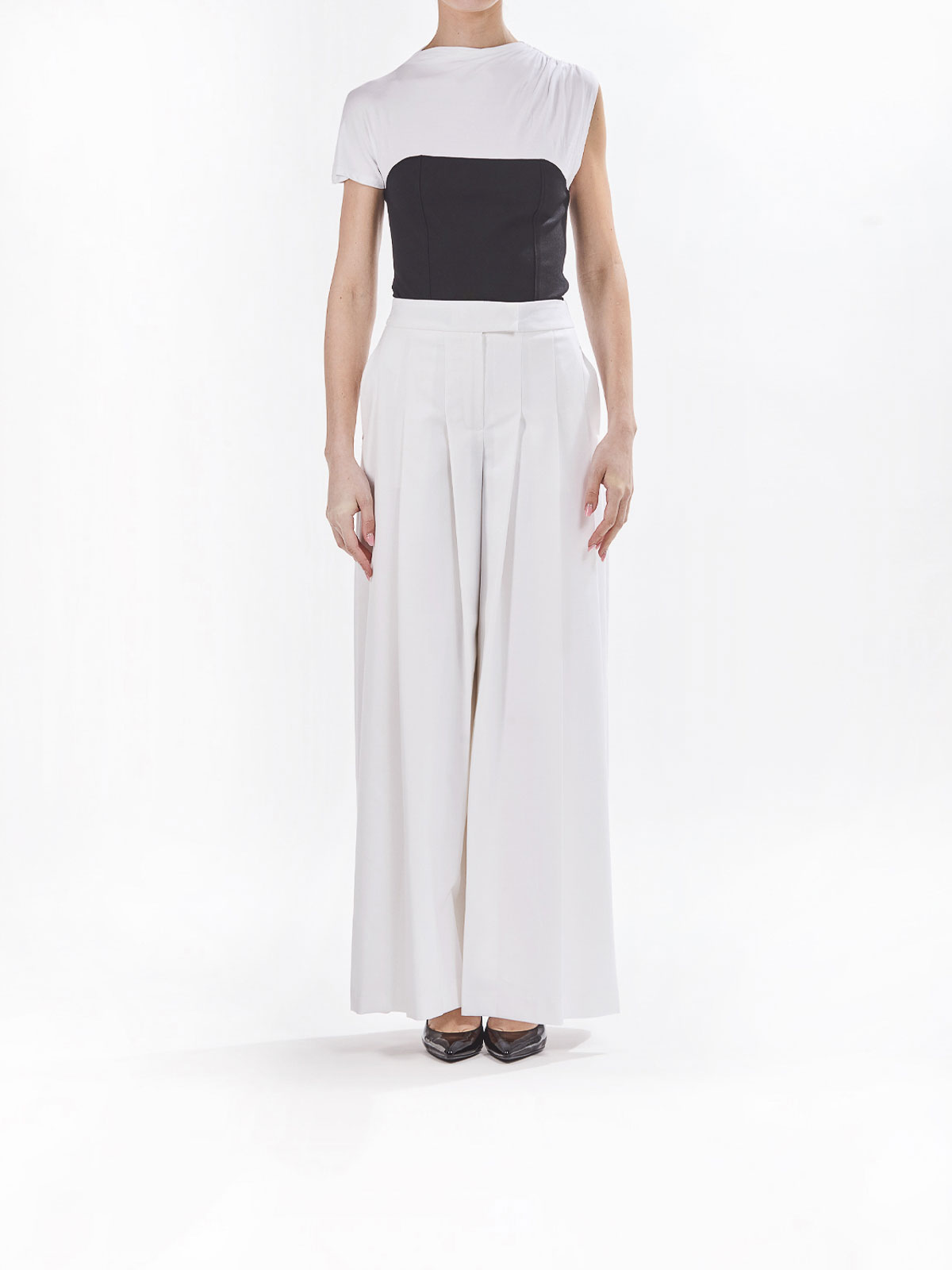 Karl Lagerfeld Summer Occasion Suite Trousers In White