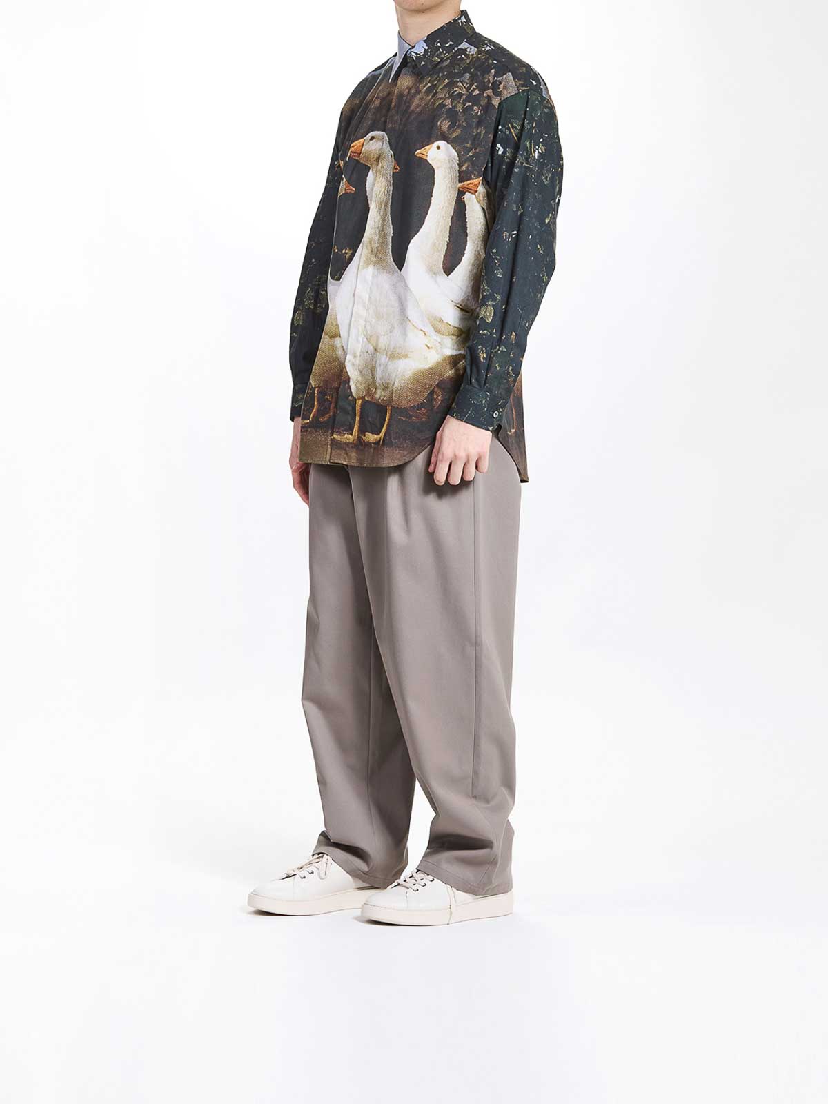 Moschino Luisa Goose Shirt In Black