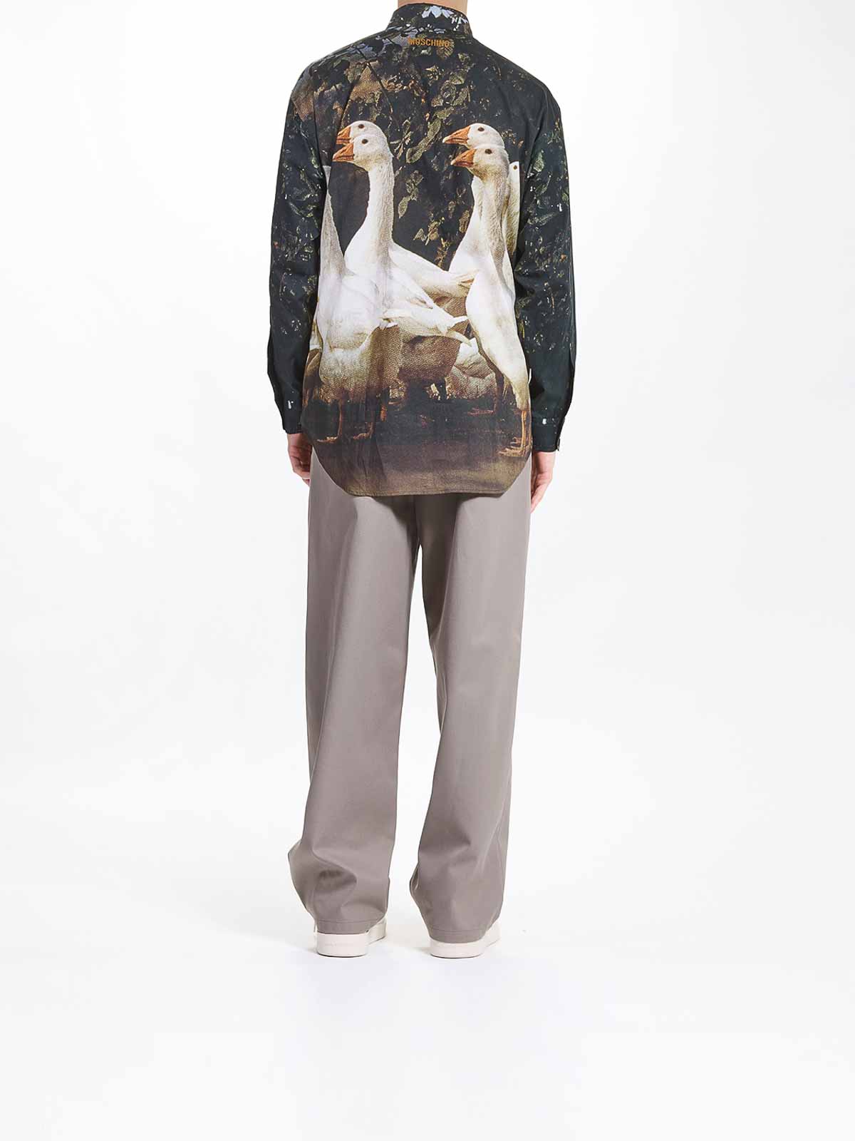 Moschino Luisa Goose Shirt In Black