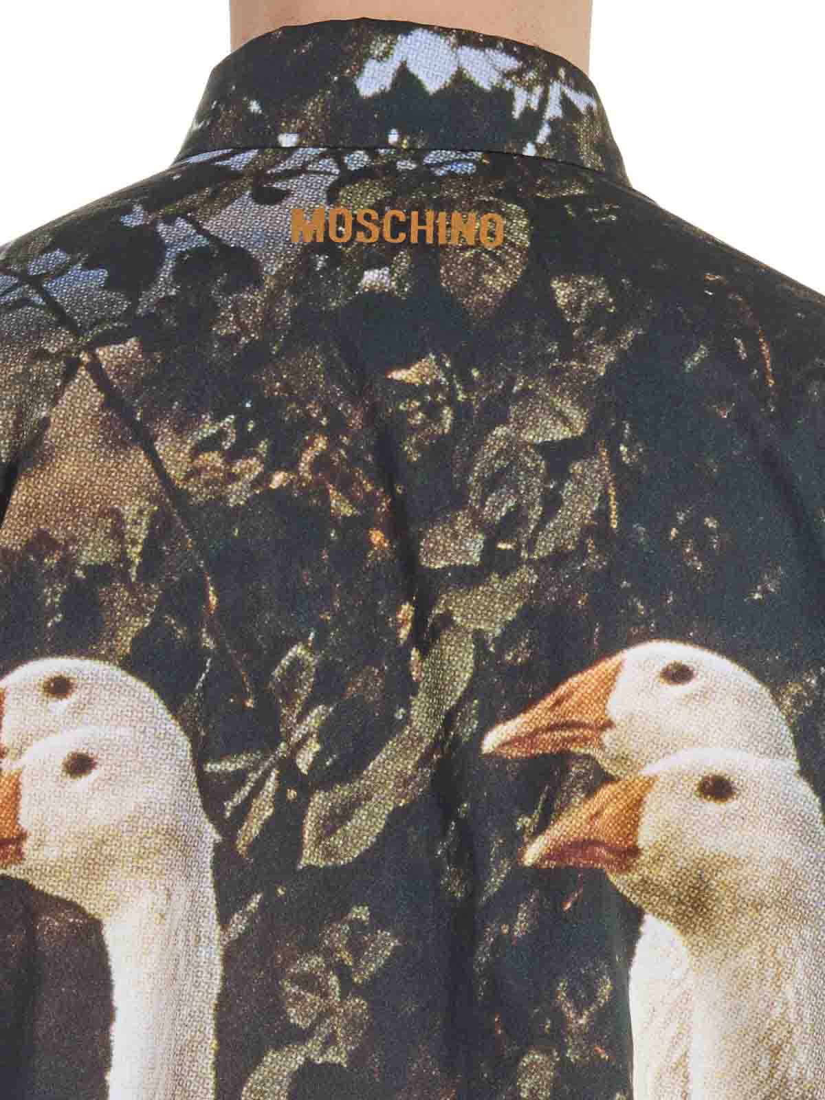 Moschino Luisa Goose Shirt In Black