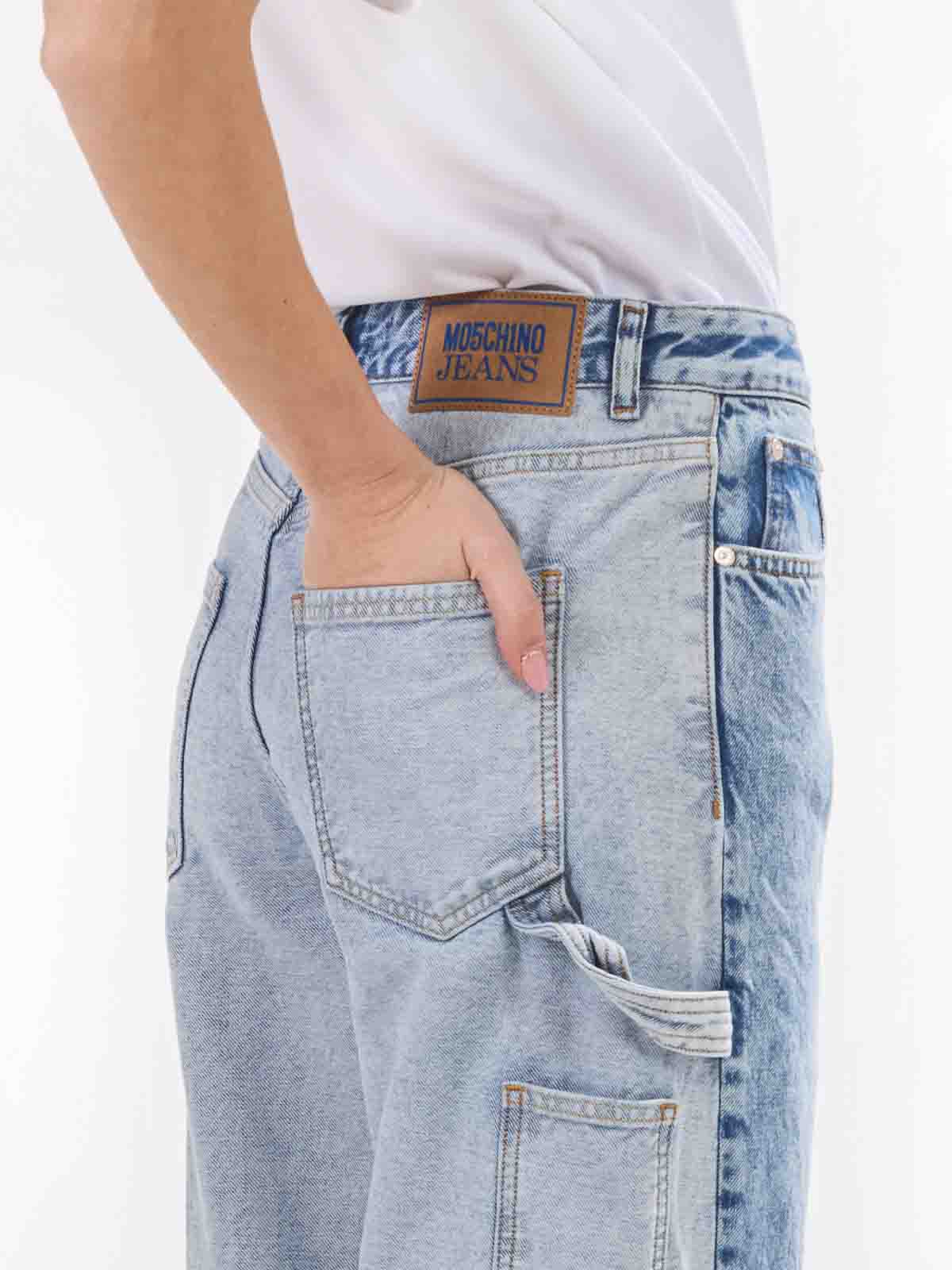 Moschino Jeans Cargo In Blue