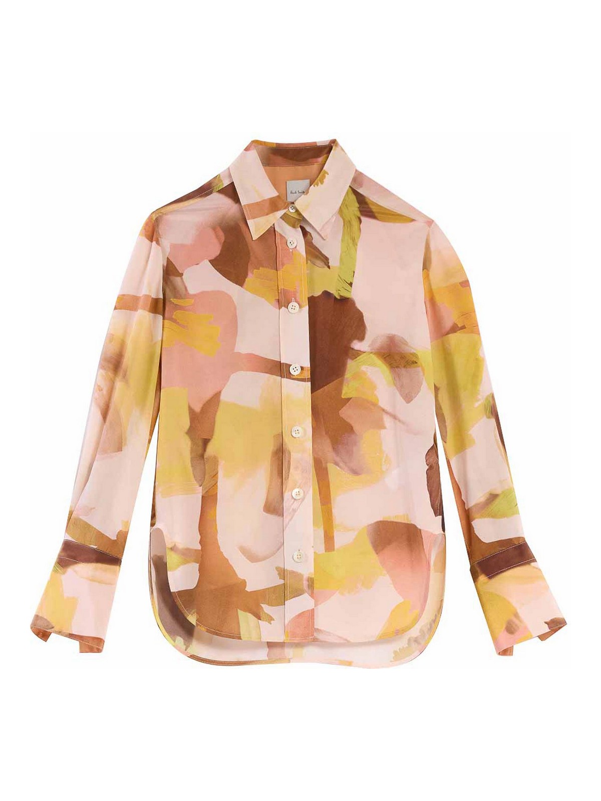 Paul Smith Floral Painting Shirt In Multi