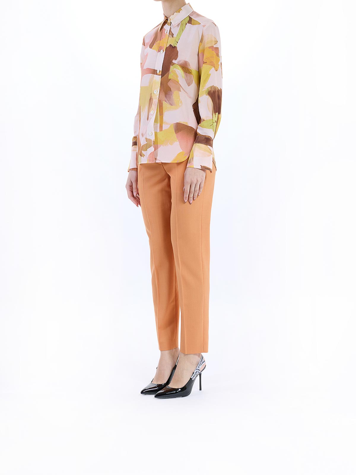 Paul Smith Floral Painting Shirt In Multi