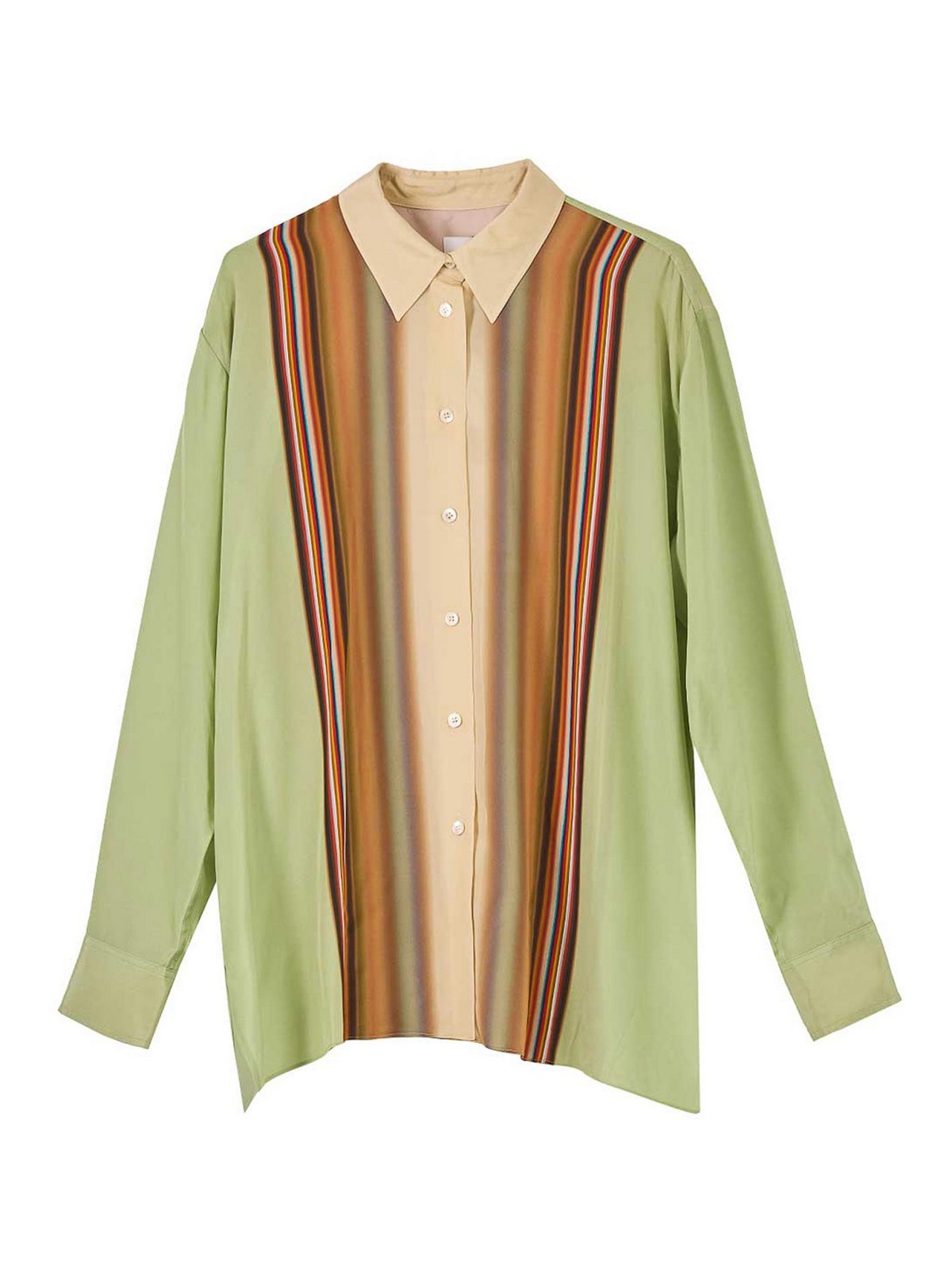 Paul Smith Summer Multiple Silk Shirt In Multi
