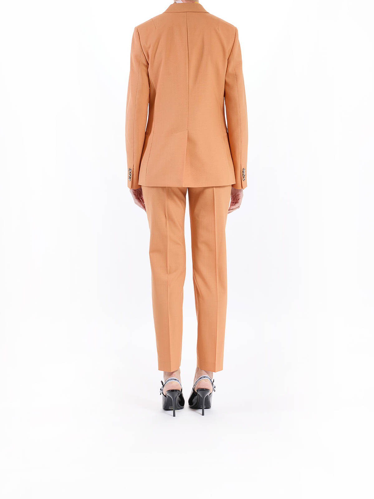 Paul Smith Jacket Two Buttons Fresh Wool In Orange
