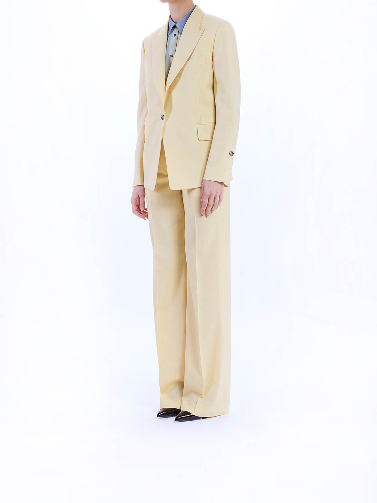 Paul Smith Jacket A Fresh Wool Button In White