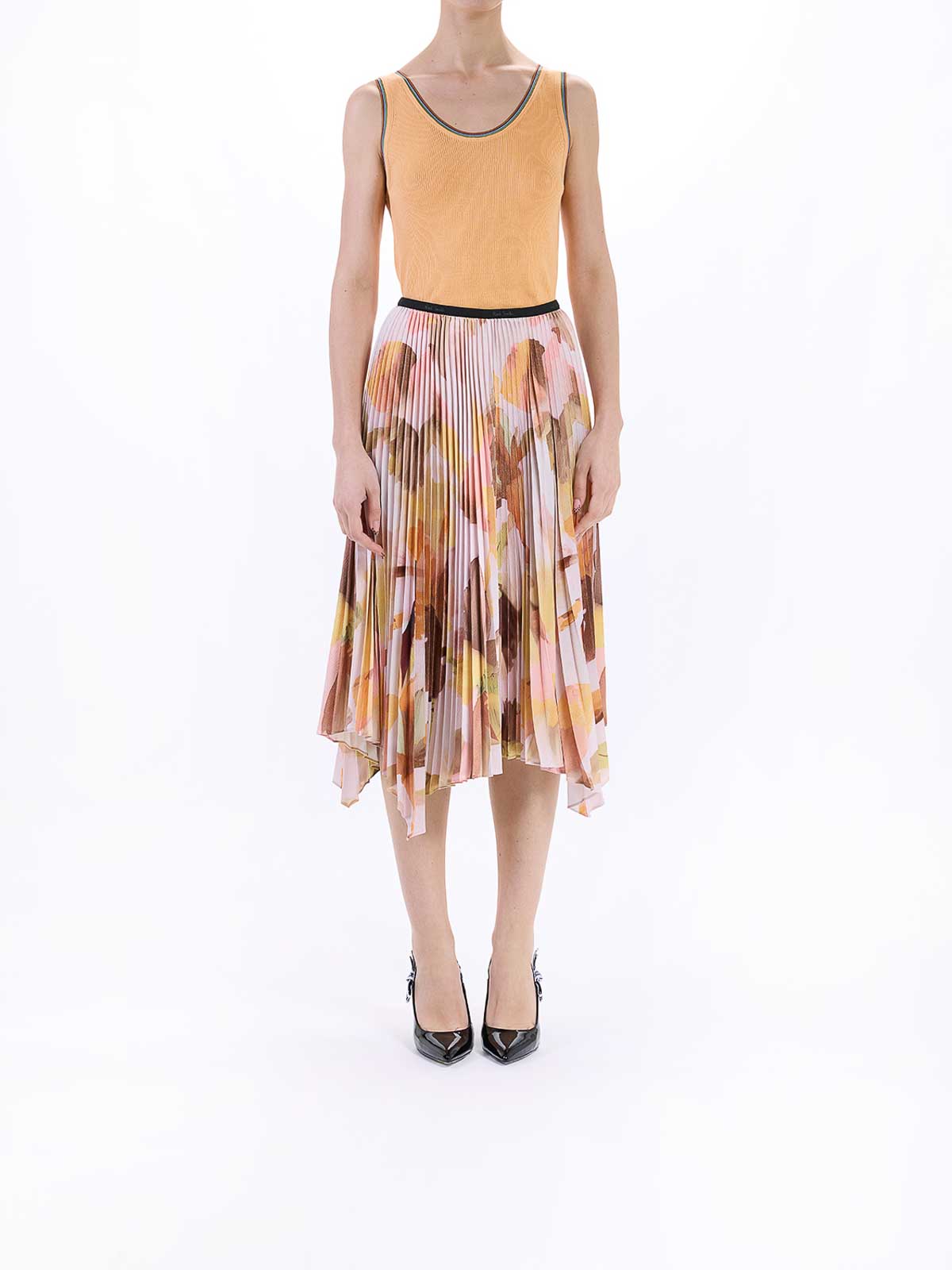 Paul Smith Press Skirt In Brown