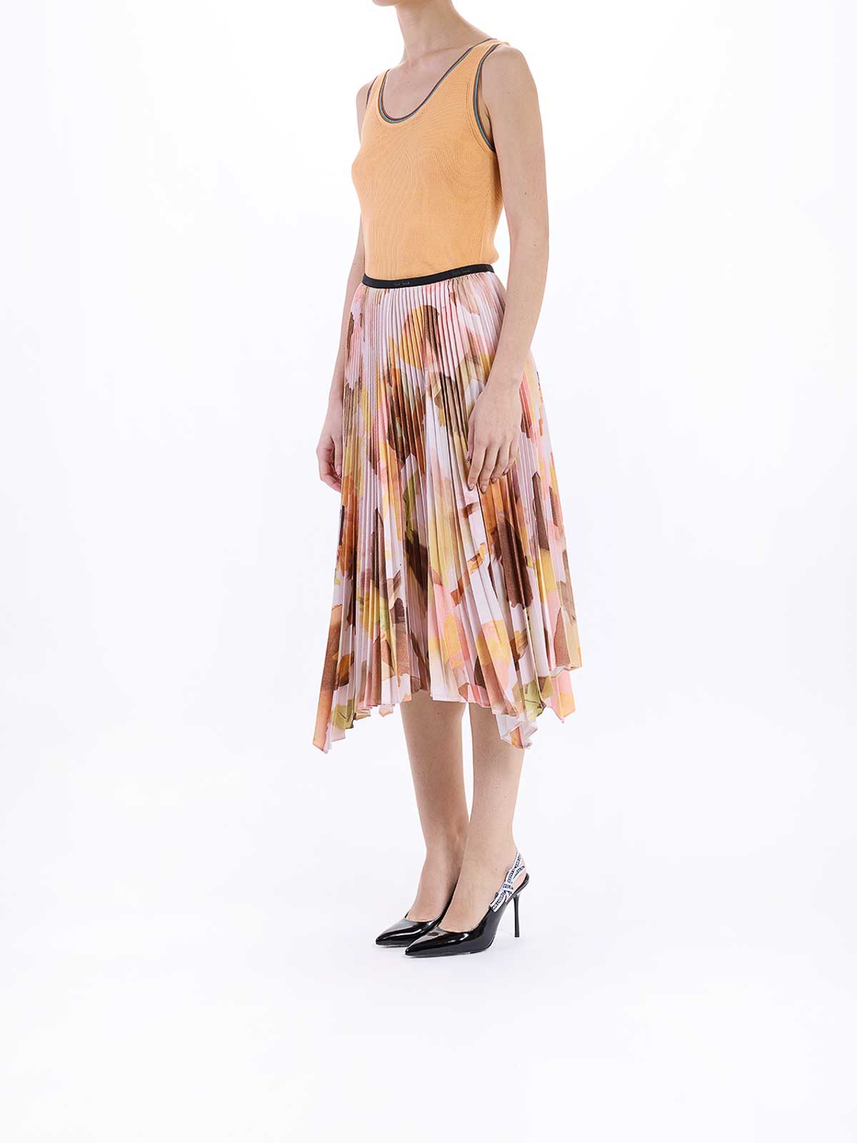 Paul Smith Press Skirt In Brown