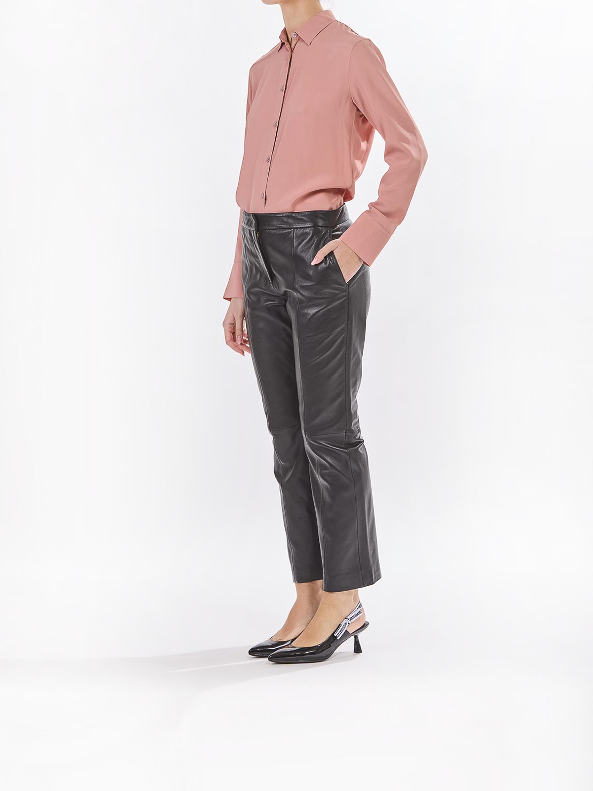 Paul Smith Nappa Trousers In Black