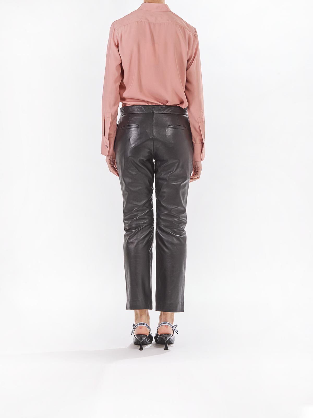 Paul Smith Nappa Trousers In Black