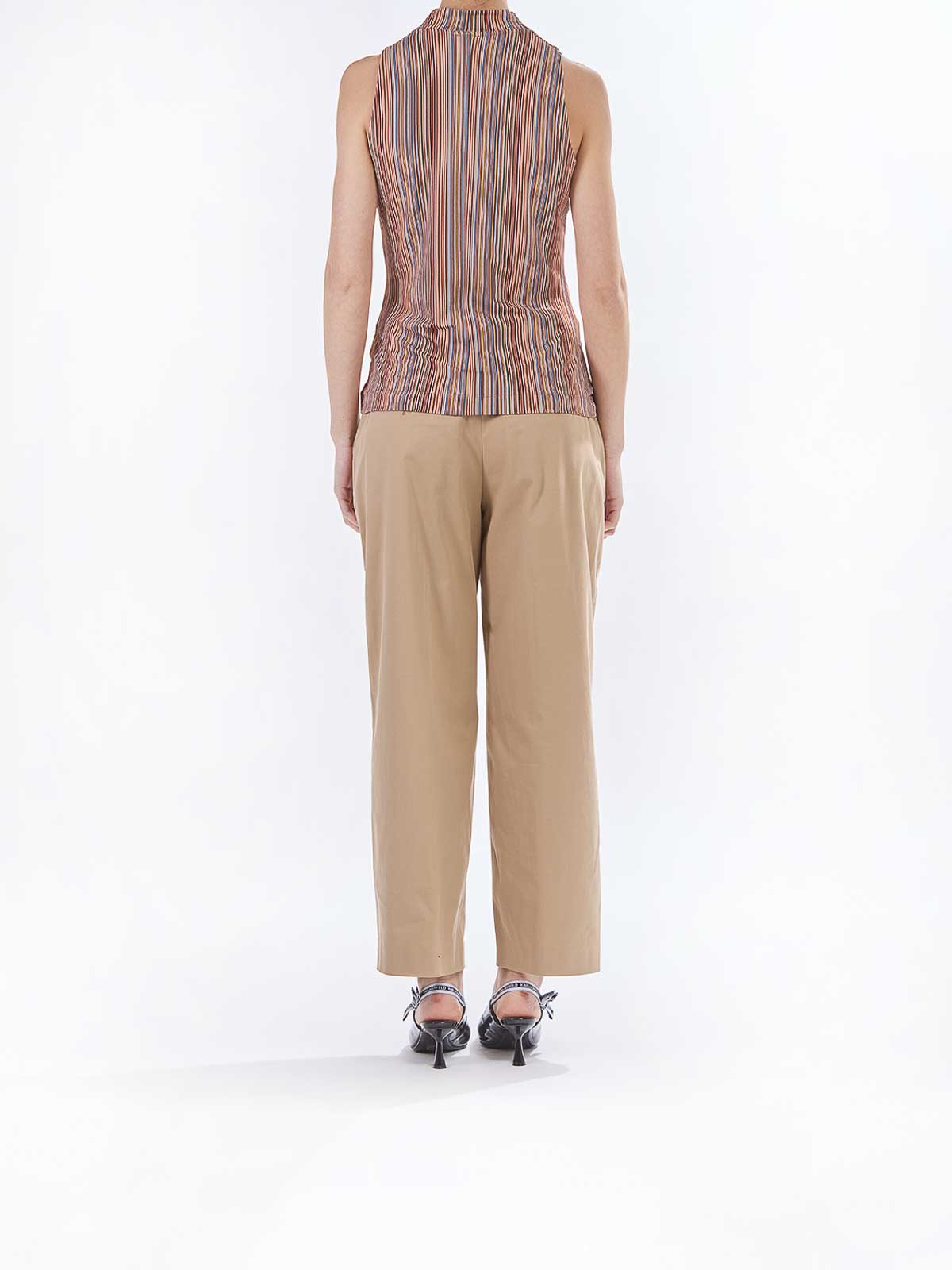 Paul Smith Top Smanicato Multiriga Ps In Multi