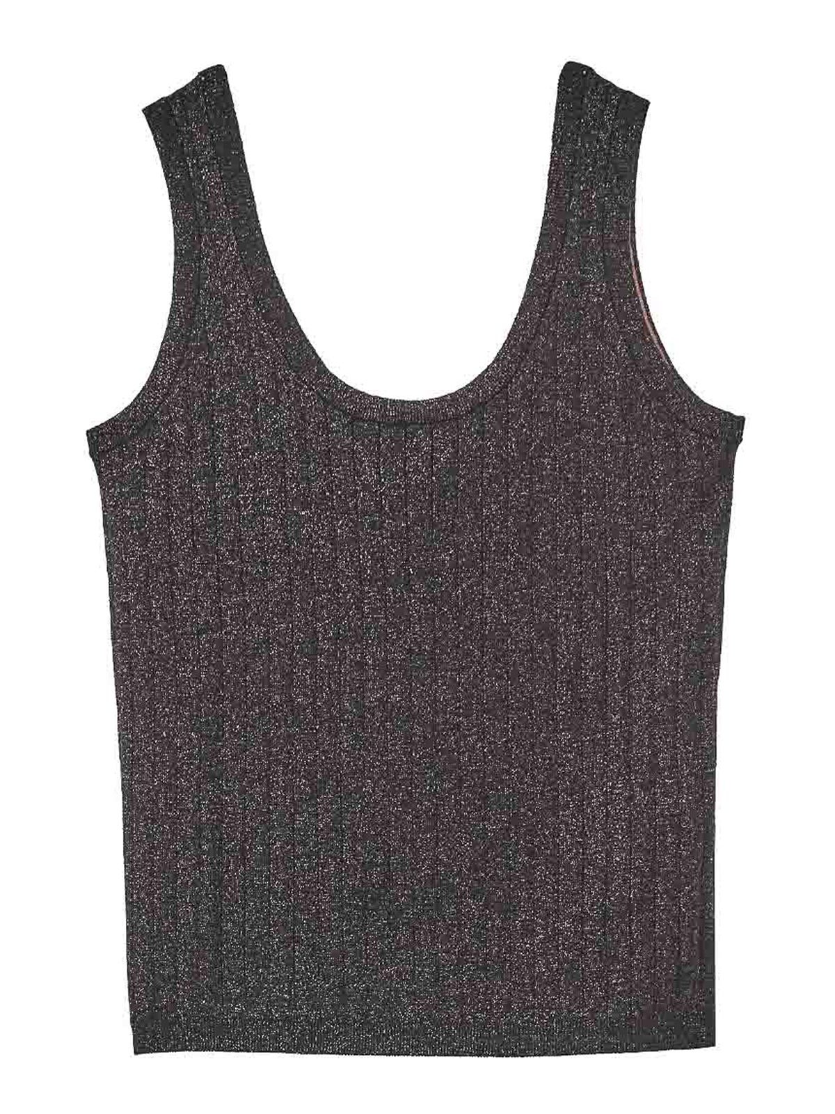 Paul Smith Canottiera Lurex In Black
