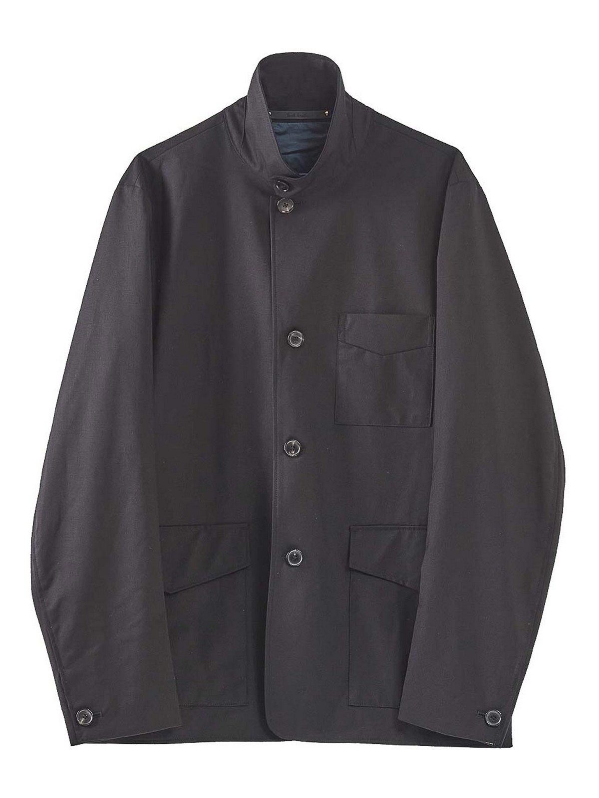 Paul Smith Jacket Of Their Plain Storm System In Black