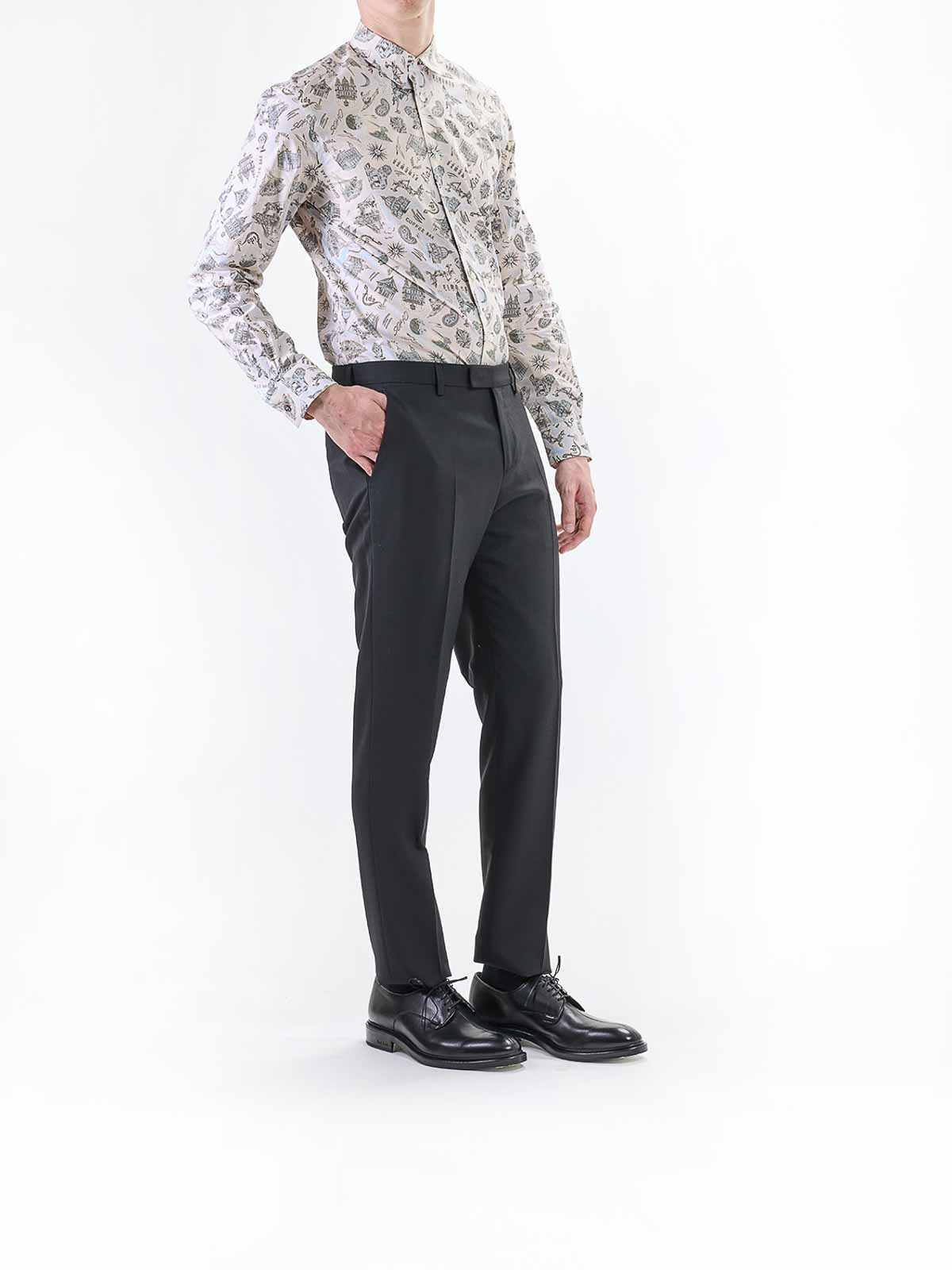 Paul Smith Fresh Lana Pants In Black