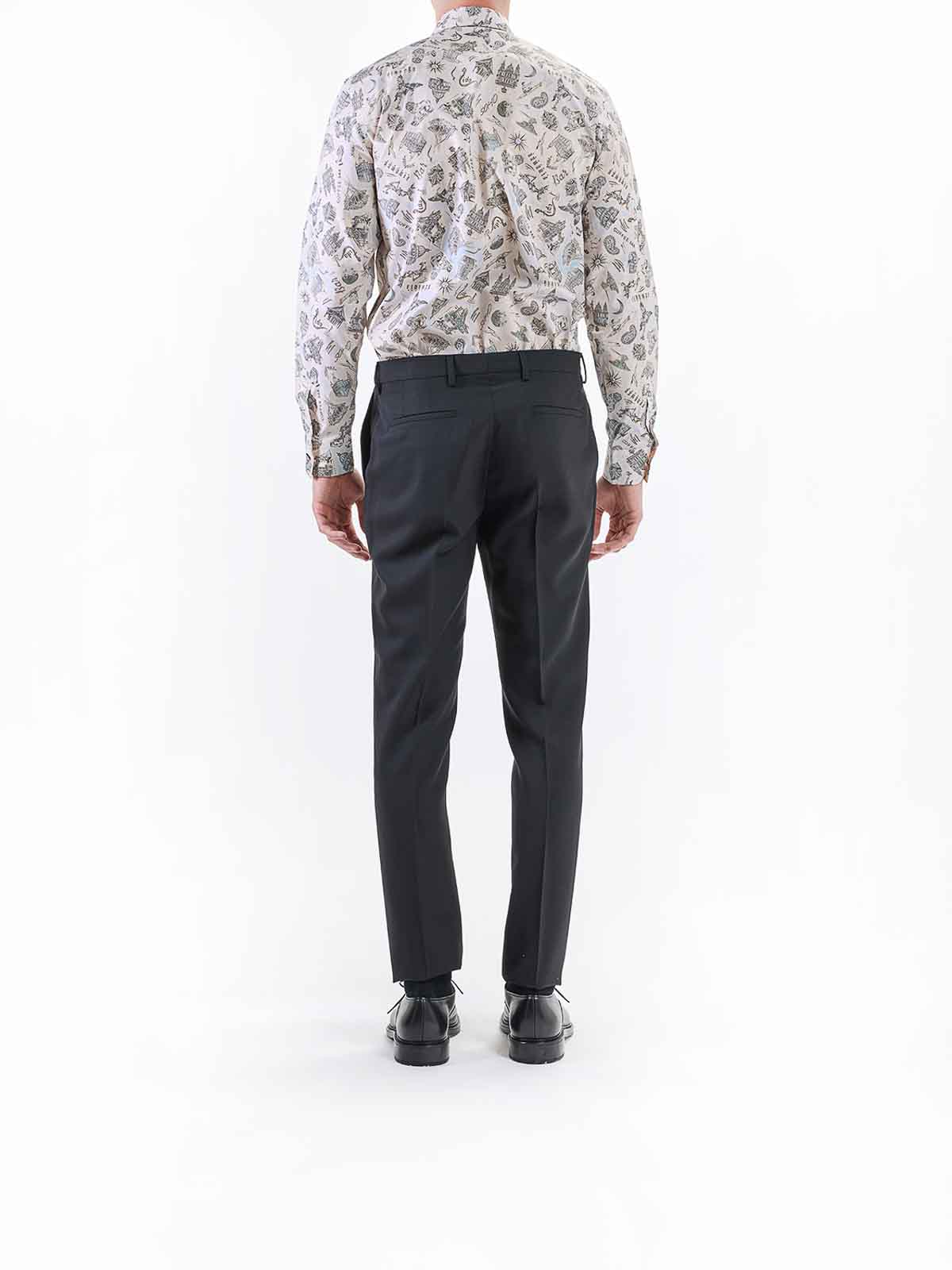 Paul Smith Fresh Lana Pants In Black