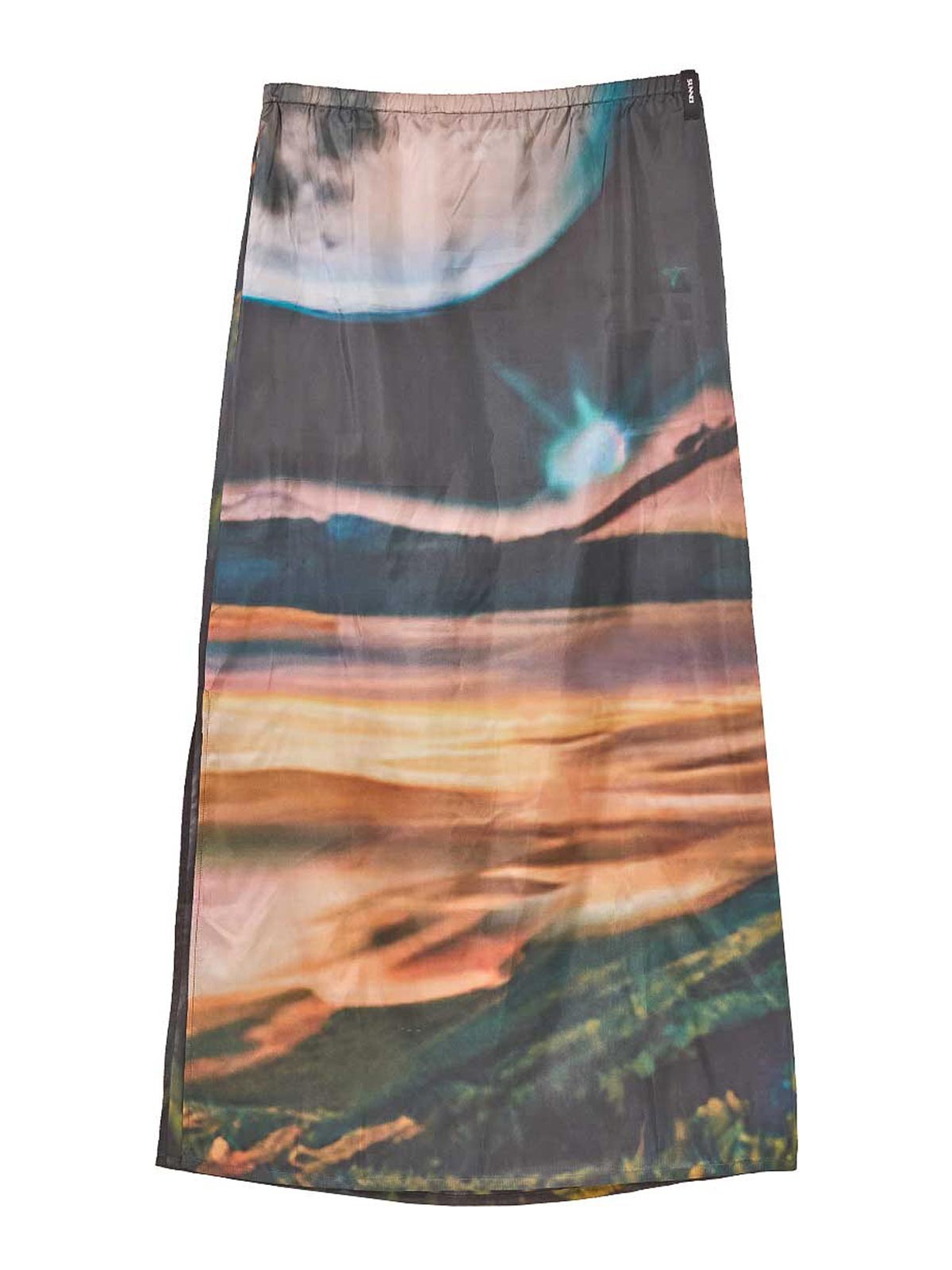 Sunnei Long Skirt Annemarie In Gray