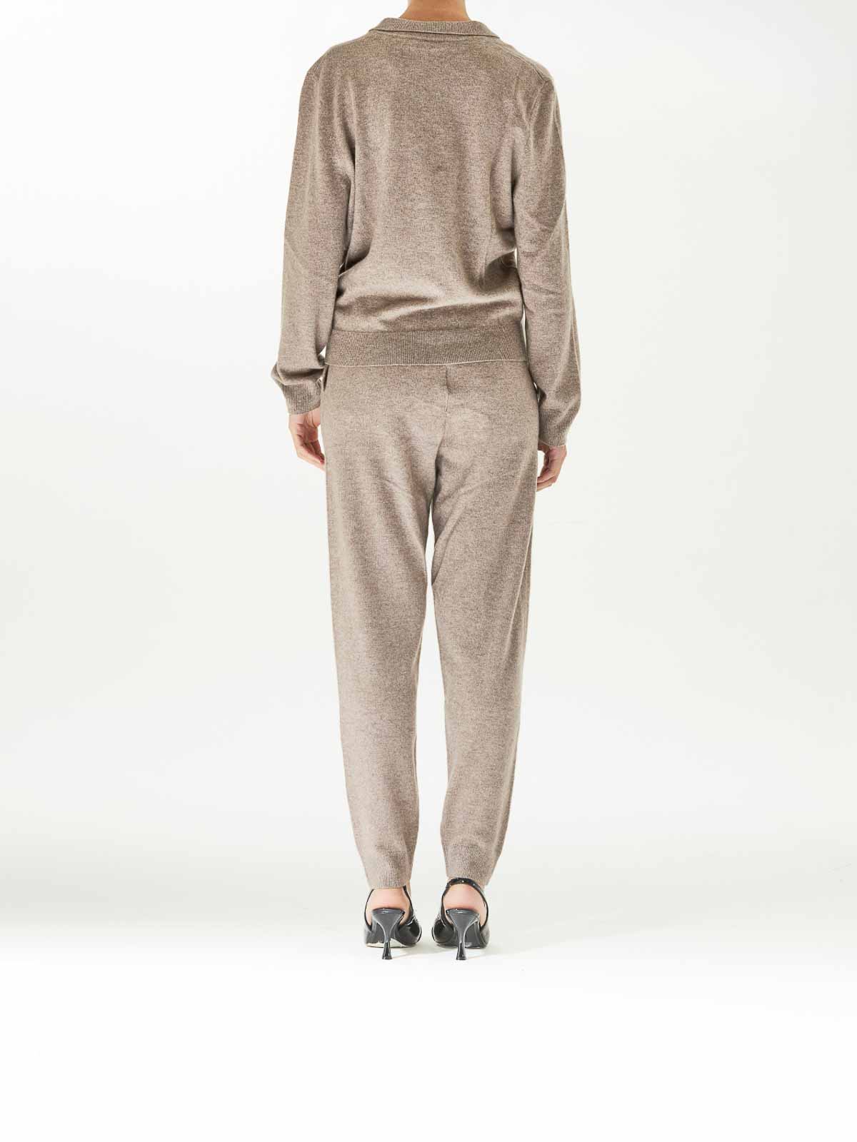 Karl Lagerfeld Hotel Karl Kashmere Sweater In Brown