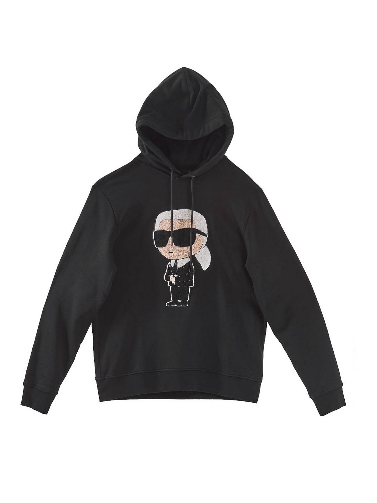 Karl Lagerfeld Karl Hooded Sweatshirt In Black
