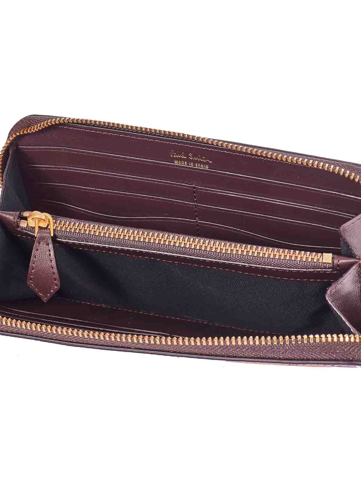 Paul Smith Zip Wallet In Multi