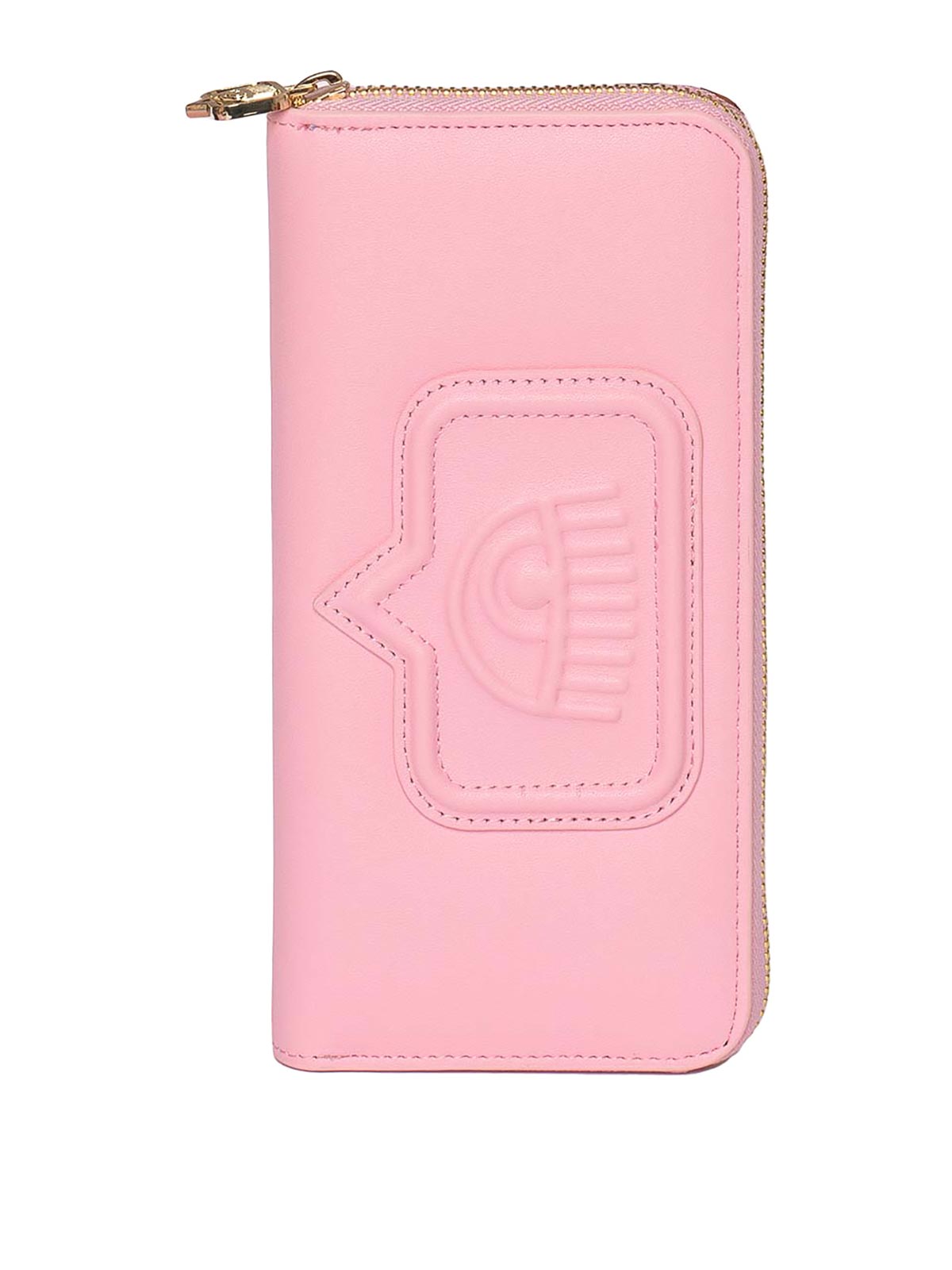Chiara Ferragni Eyelike Wallet Zip Around - Pink