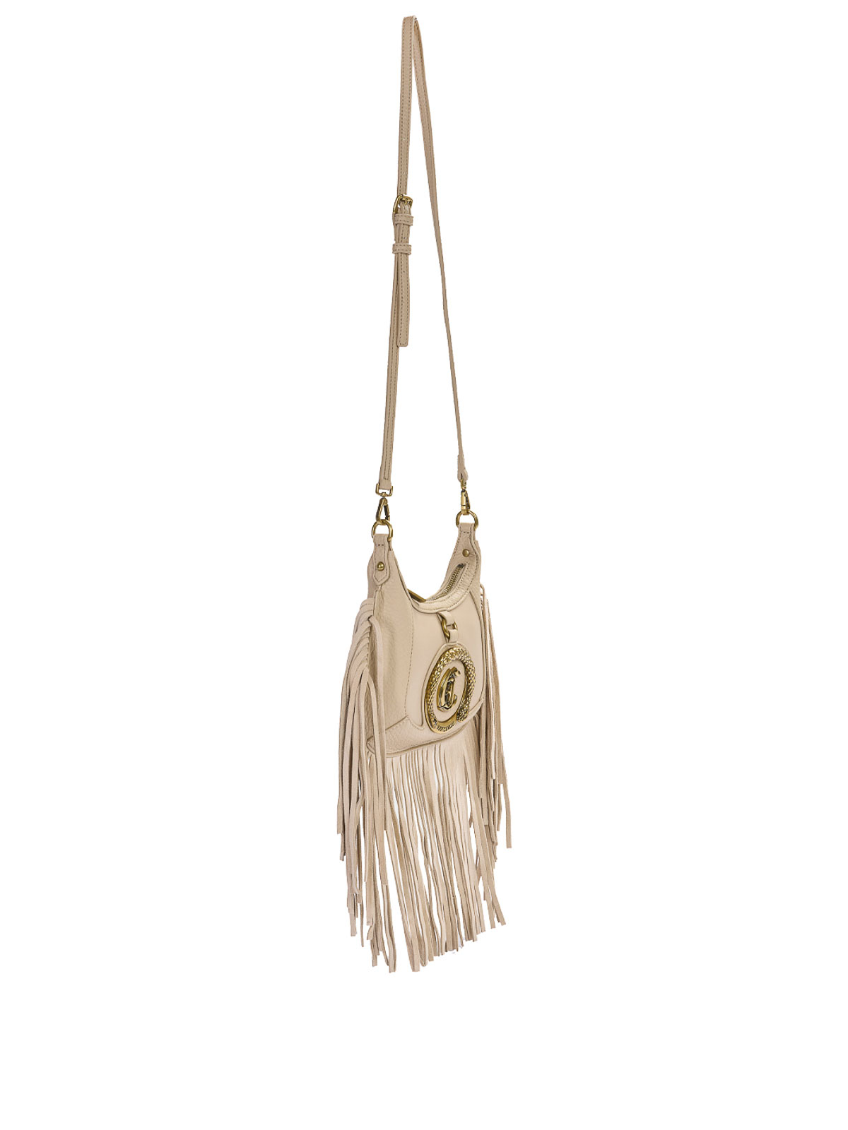 Just Cavalli Fringes Bag 2 In Sand