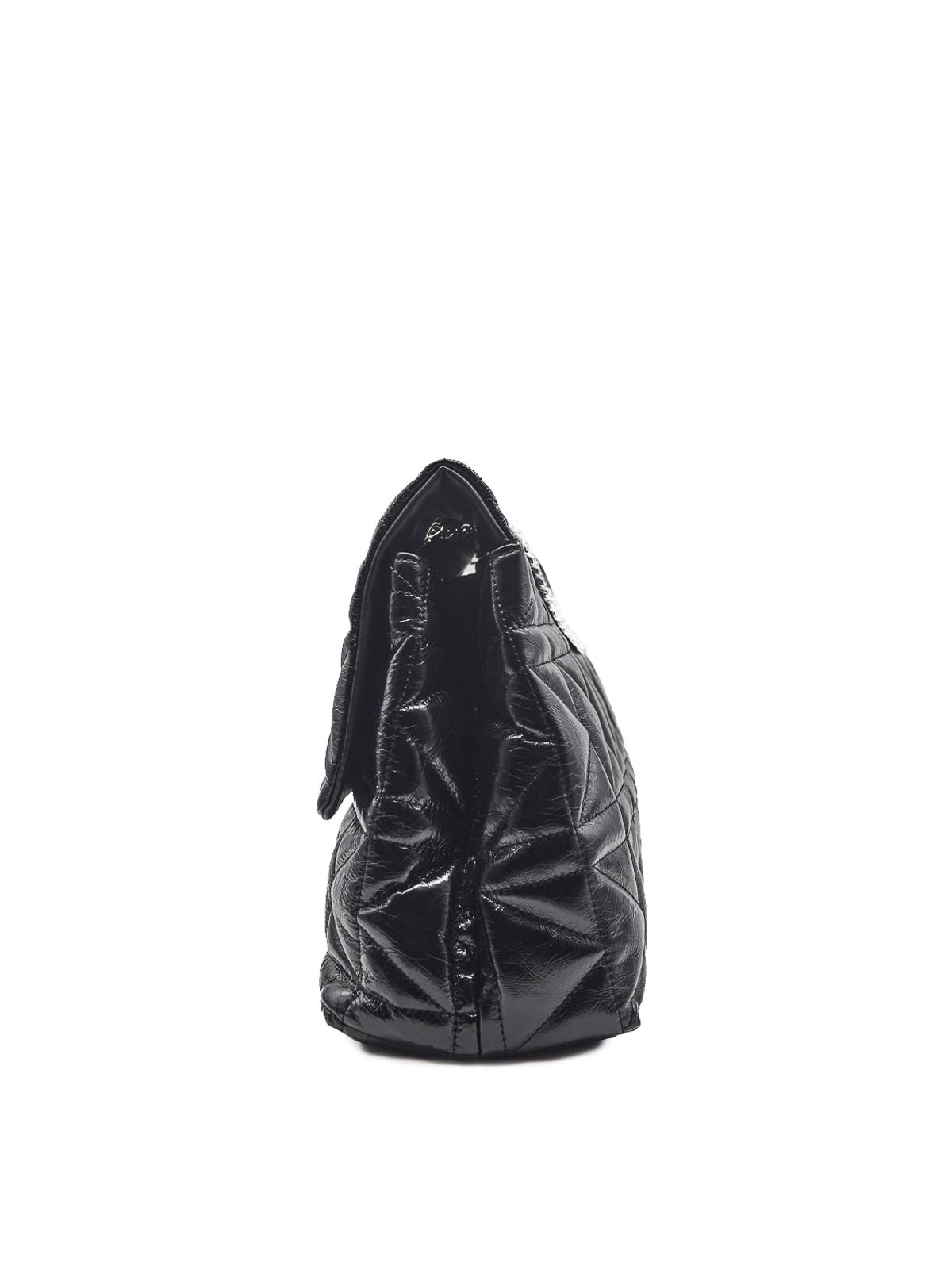 Karl Lagerfeld K/kuilt Sp Wrinkle Large Shoulderbag In Black