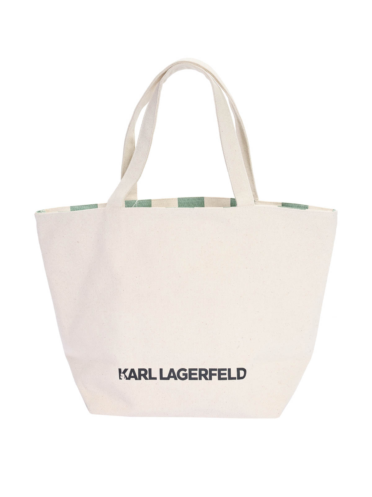 KARL LAGERFELD A2W50003106 関税送料込 Karl Lagerfeld Kl X Jp Stripe Reversible Canvas Shopper